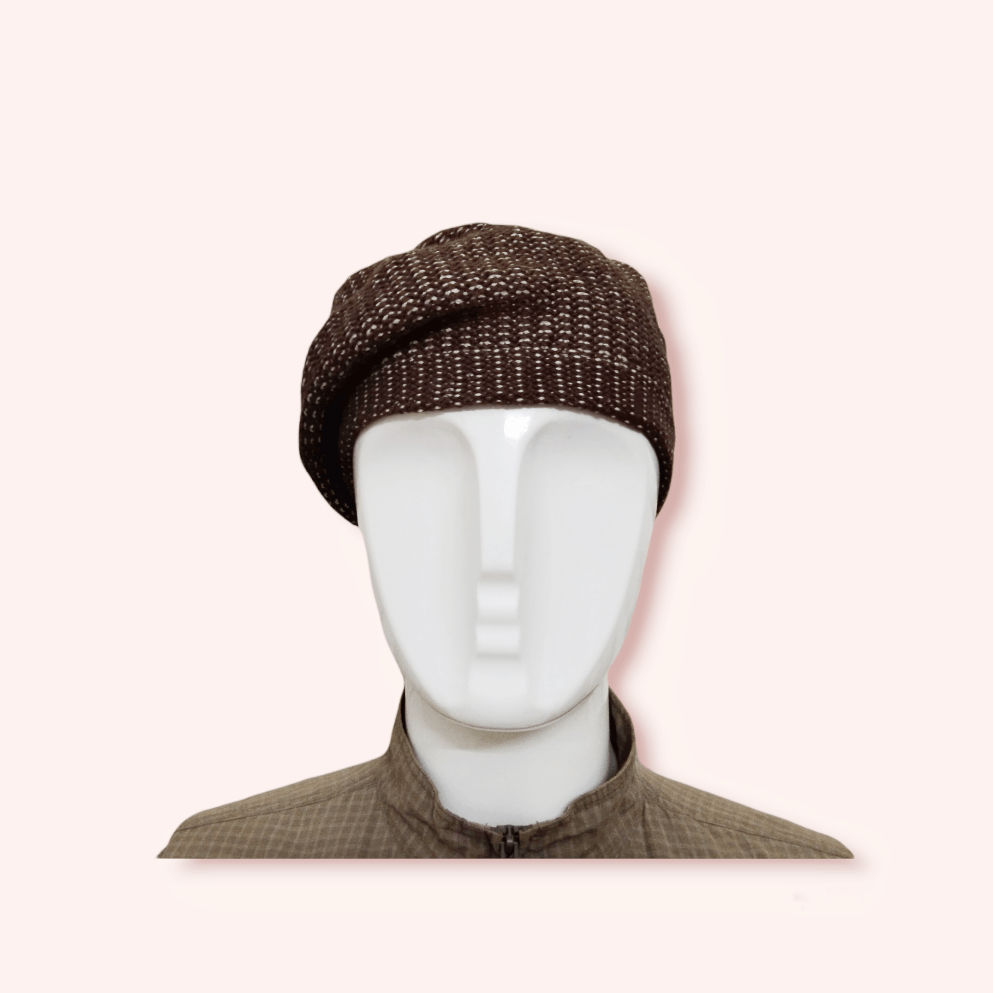 Vintage VINTAGE BROWN KNITTED BERET Size ONE SIZE - 6 Thumbnail