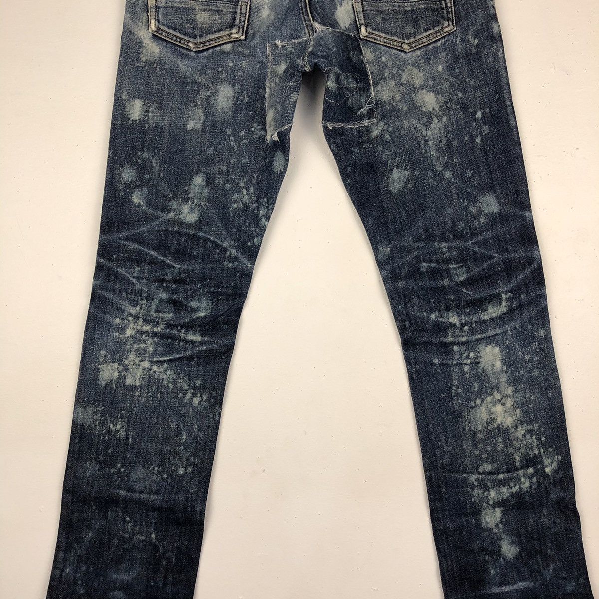 Beams Plus × Japanese Brand Vintage Beams Jeans patchwork acis wash nice design Size US 30 / EU 46 - 9 Thumbnail
