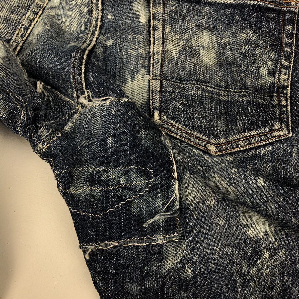 Beams Plus × Japanese Brand Vintage Beams Jeans patchwork acis wash nice design Size US 30 / EU 46 - 11 Thumbnail