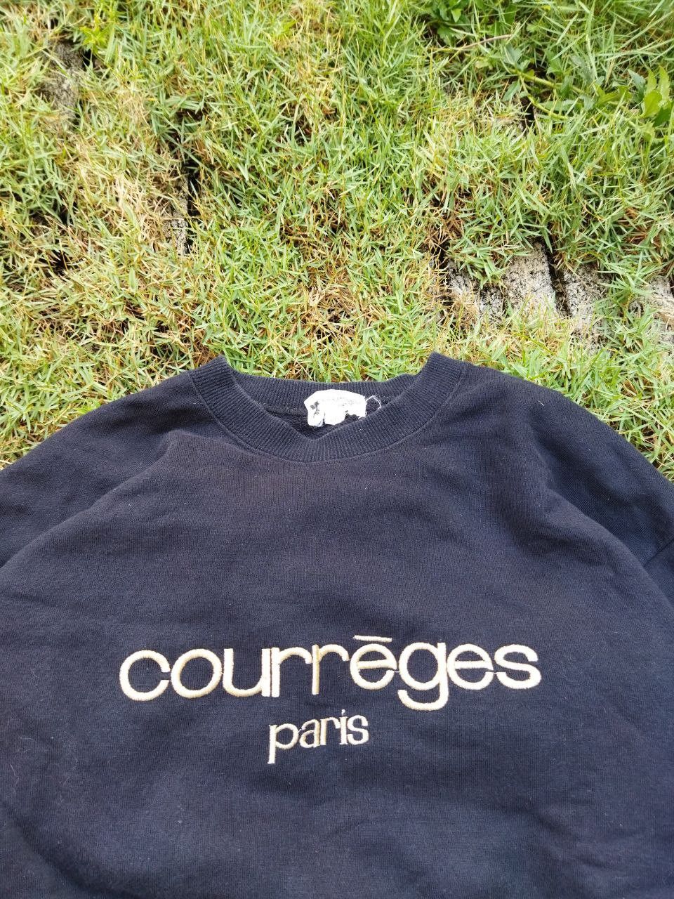 Courreges Vintage Courreges Spell Out Big Logo Crewneck Size M / US 6-8 / IT 42-44 - 4 Thumbnail