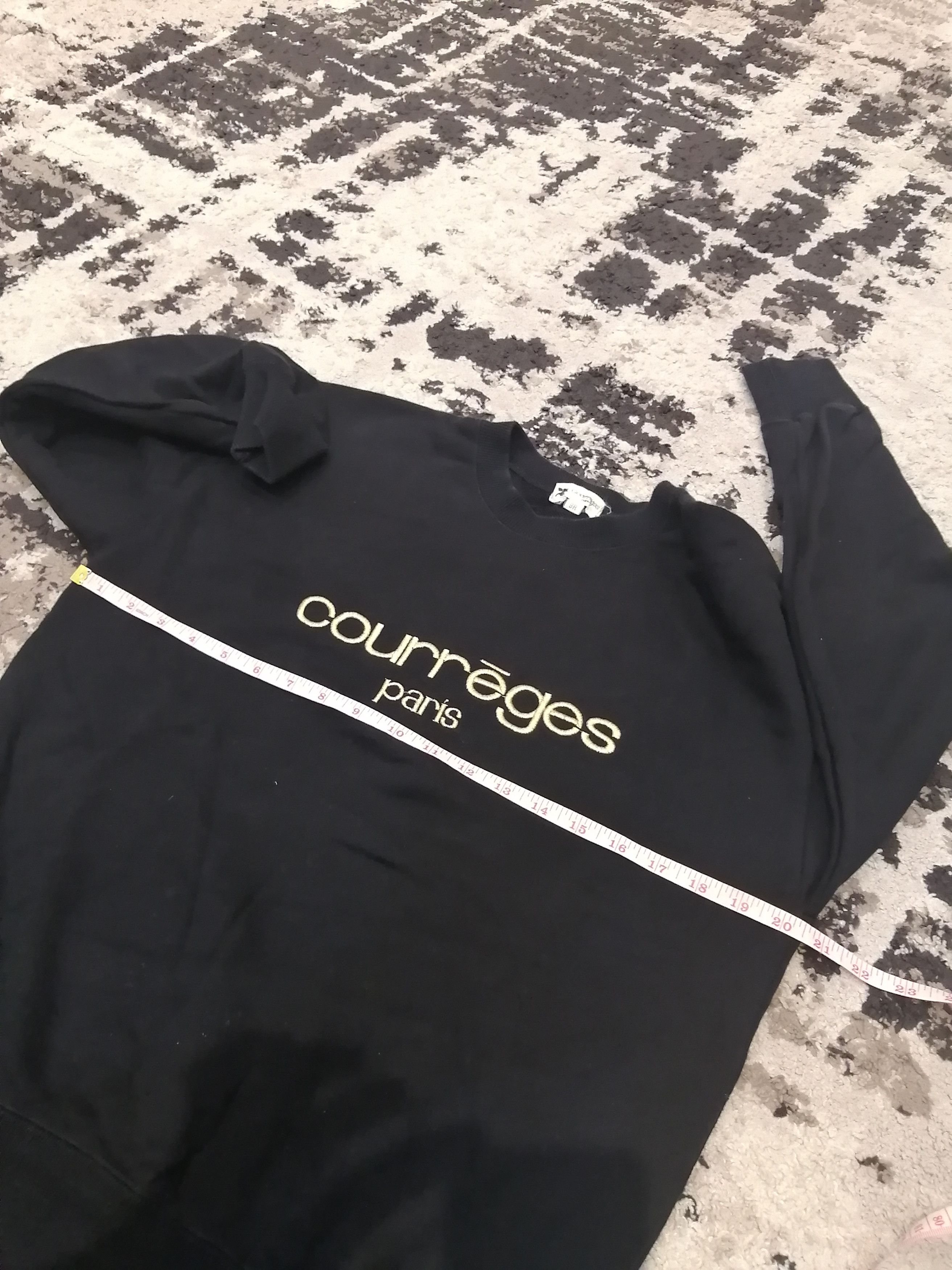 Courreges Vintage Courreges Spell Out Big Logo Crewneck Size M / US 6-8 / IT 42-44 - 9 Thumbnail