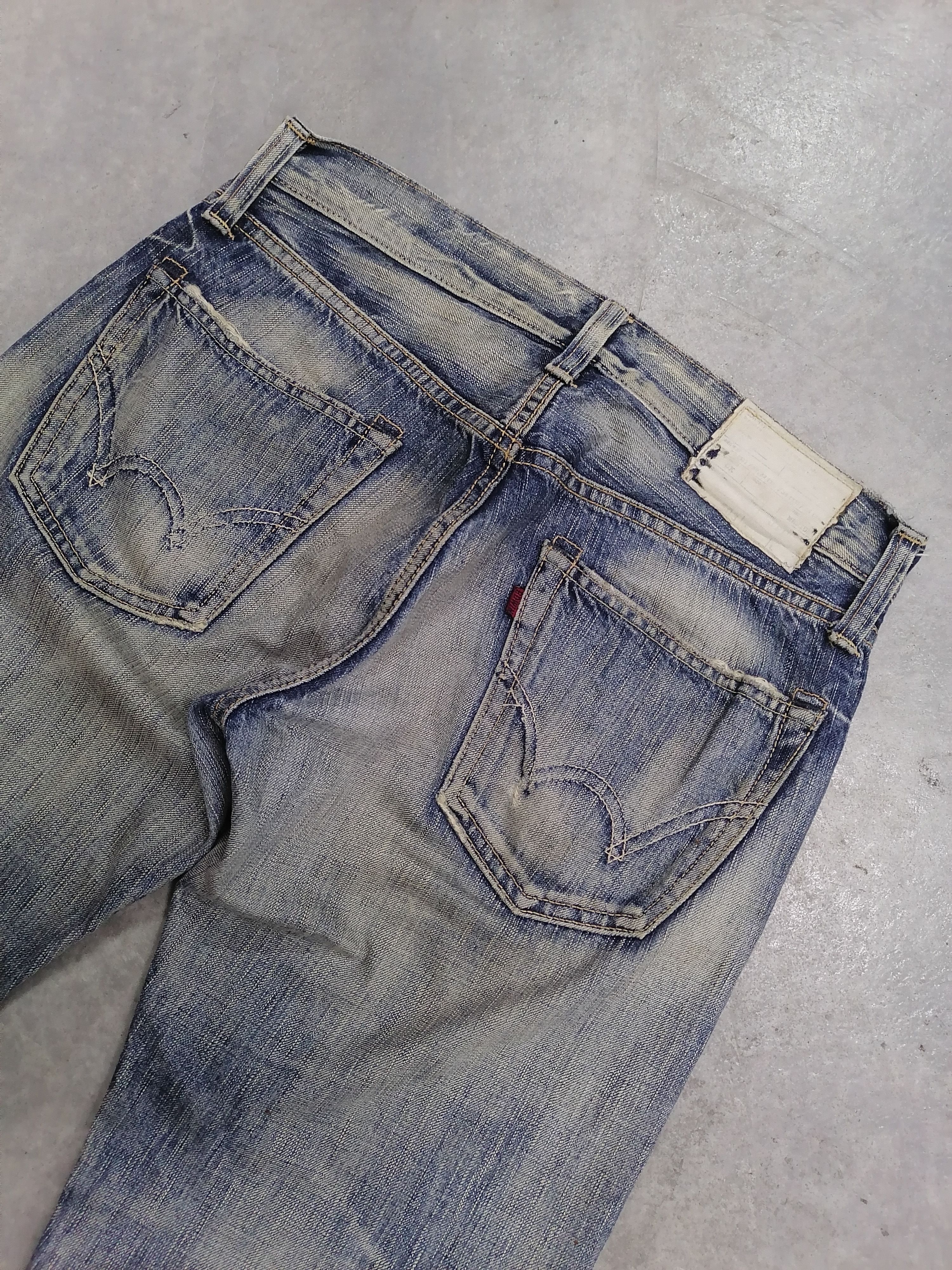 90s Trash Edwin Denim Pant Harajuku Style