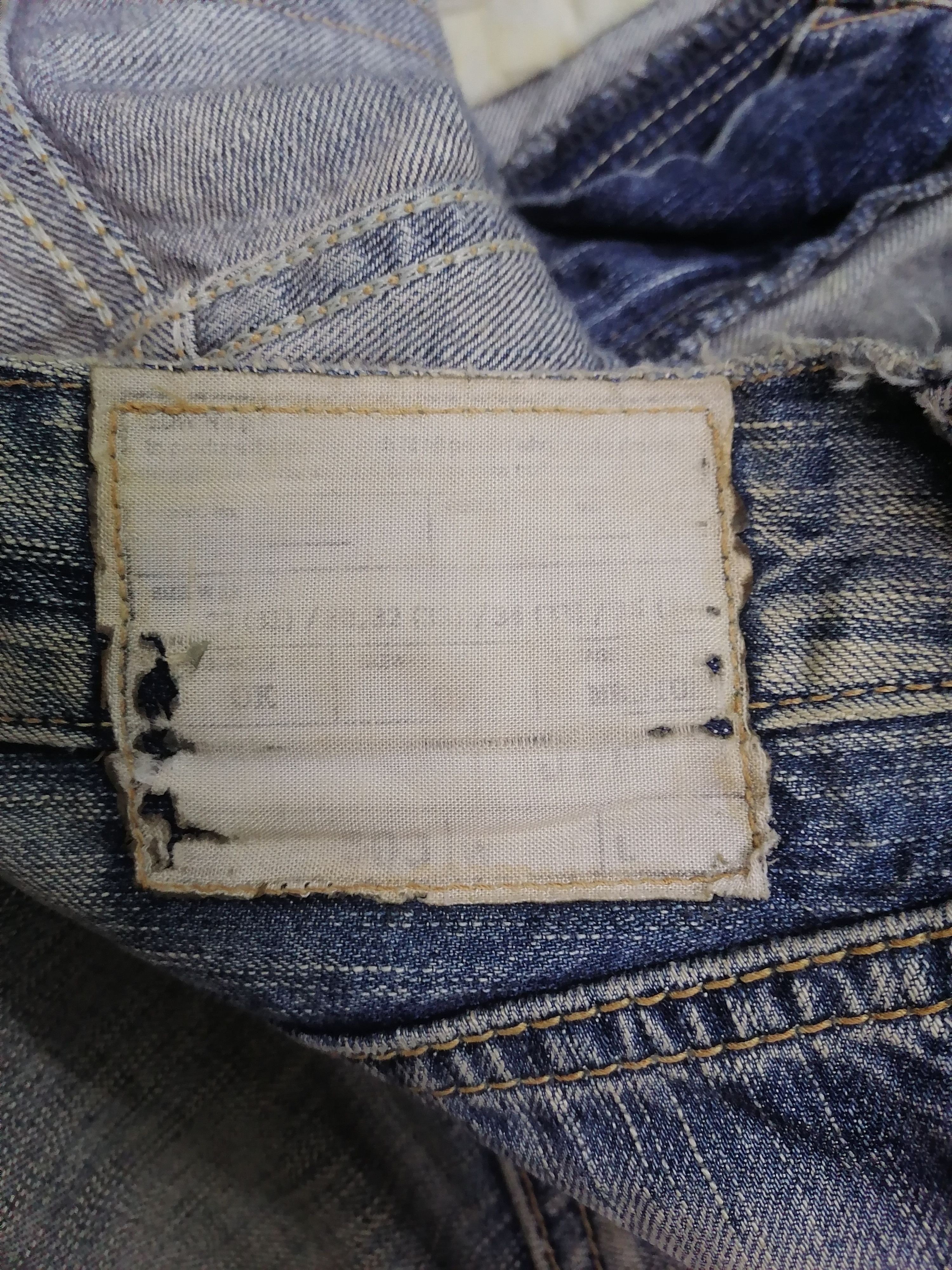 Japanese Brand Super Trashed Edwin Distressed Erd Denim Pants Size US 32 / EU 48 - 9 Thumbnail