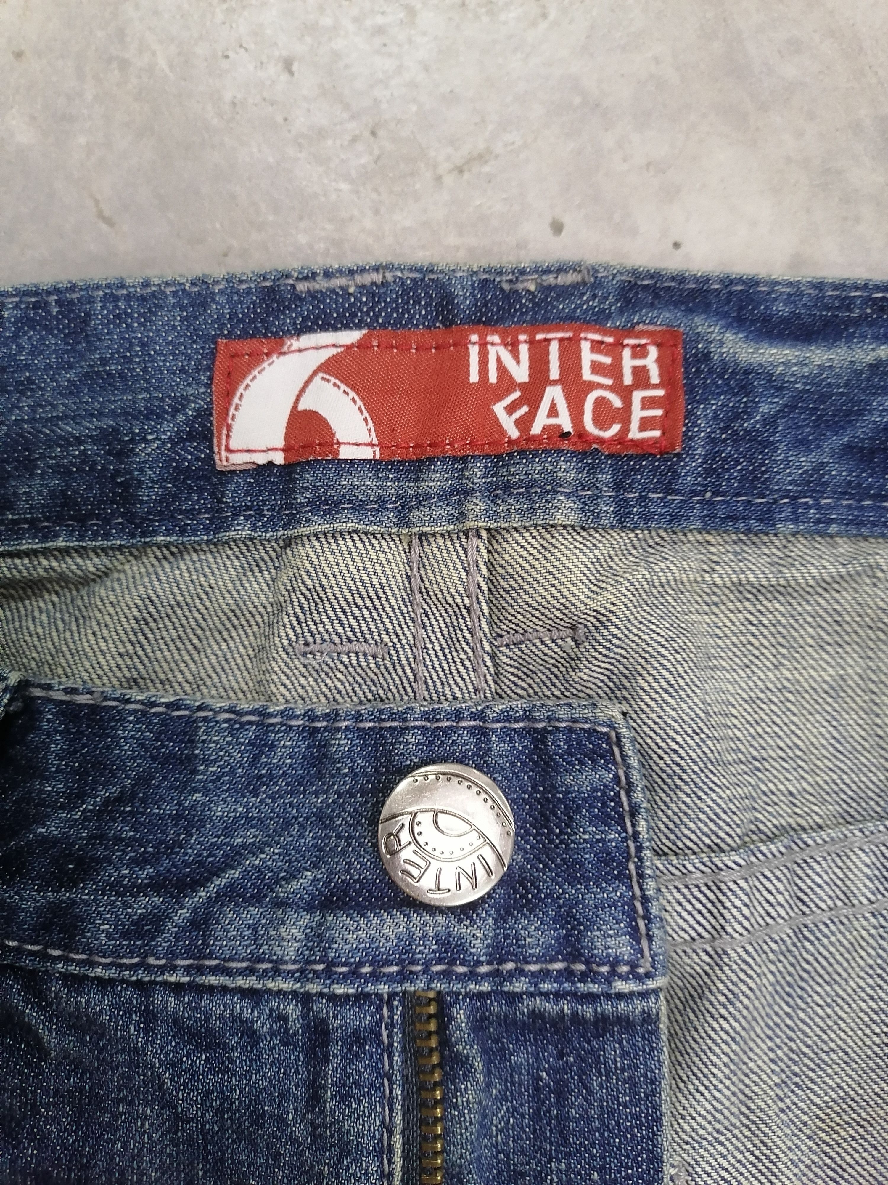 Hysteric Glamour 🔥Inter Face Rip Faded Blue Distressed Denim Pants⚡⚡⚡ Size US 33 - 10 Thumbnail