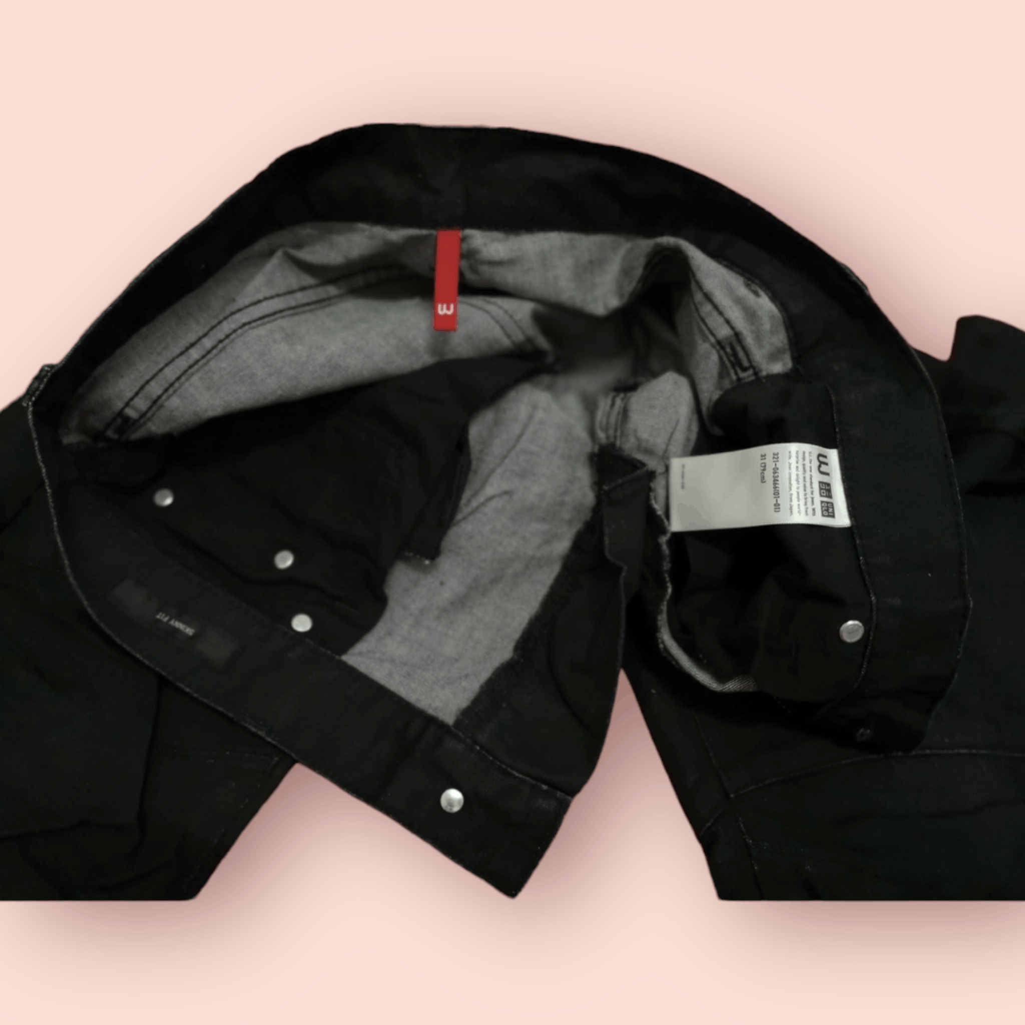 Jun Takahashi × Uniqlo UNIQLO DOUBLE KNEE SKINNY BIKER JEANS Size US 30 / EU 46 - 9 Thumbnail