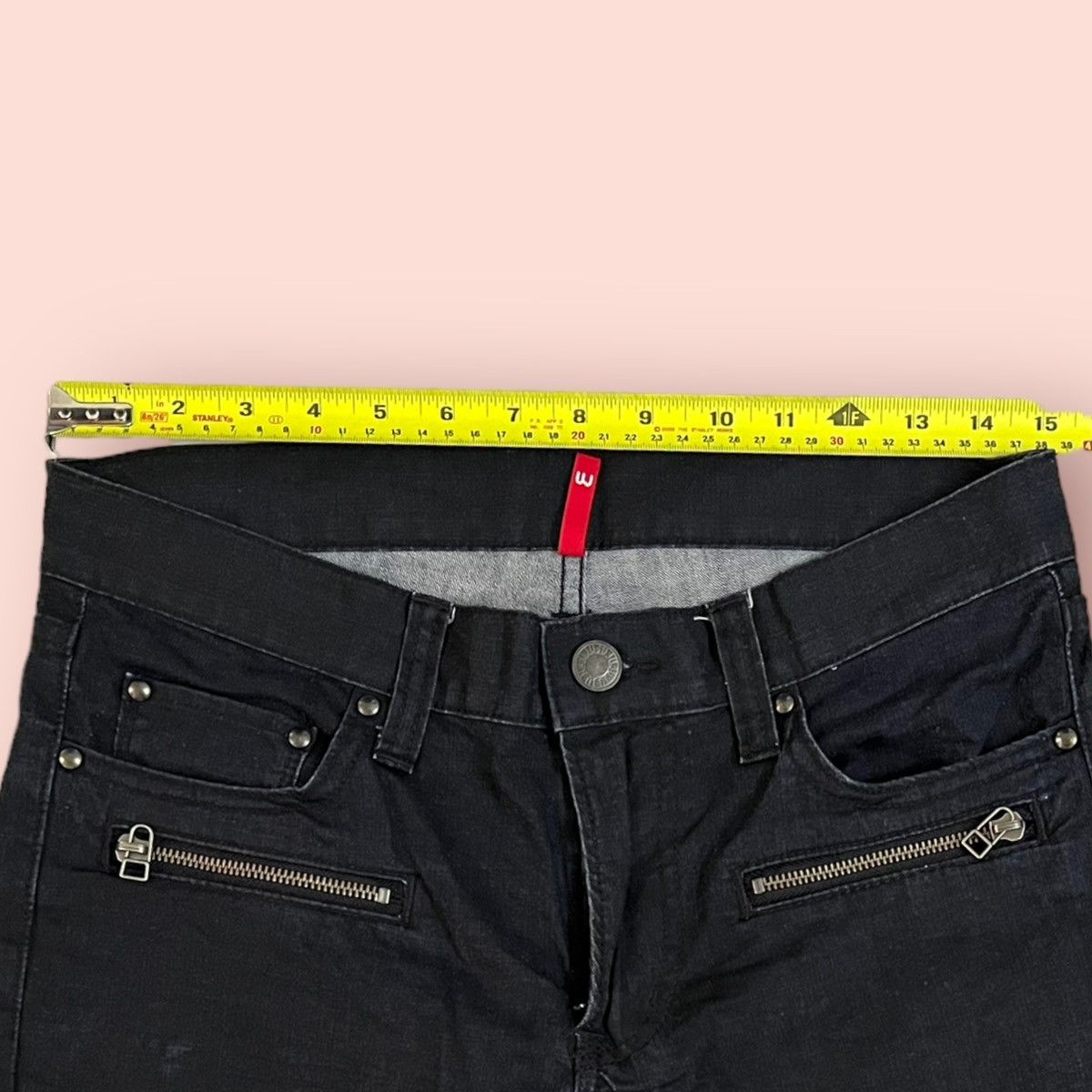 Jun Takahashi × Uniqlo UNIQLO DOUBLE KNEE SKINNY BIKER JEANS Size US 30 / EU 46 - 14 Thumbnail