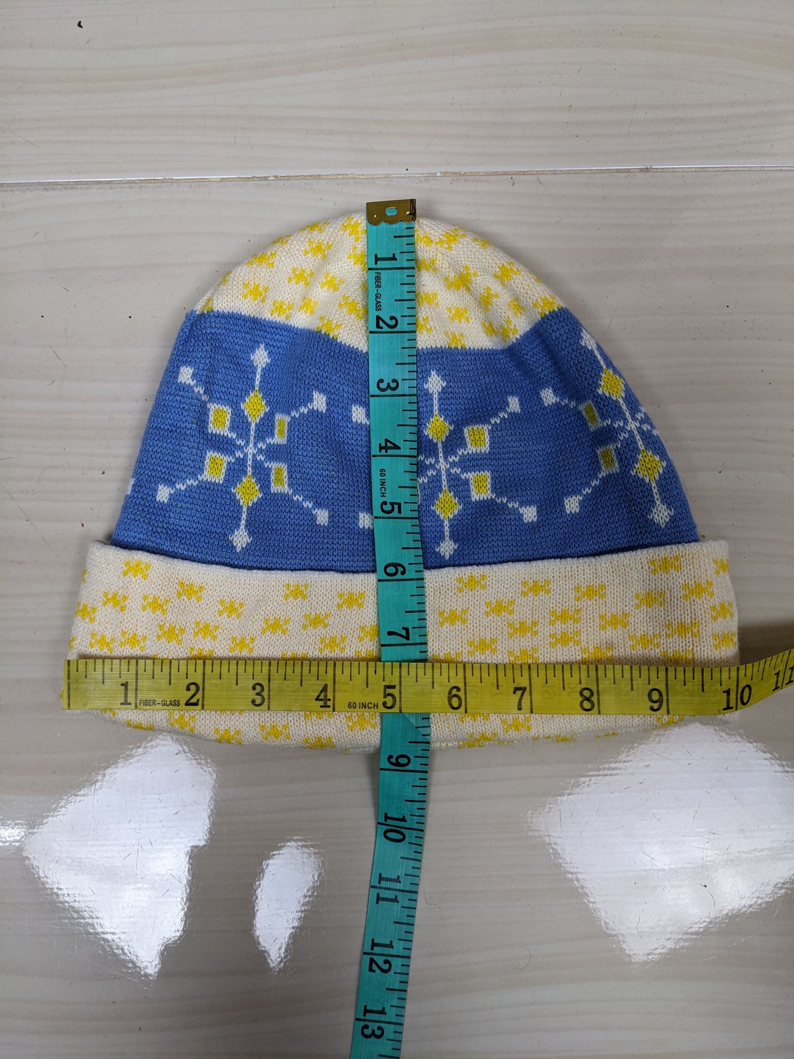 Japanese Brand Vintage Pattern Unbranded Beanie Hat Cap Snowcap Size ONE SIZE - 6 Thumbnail