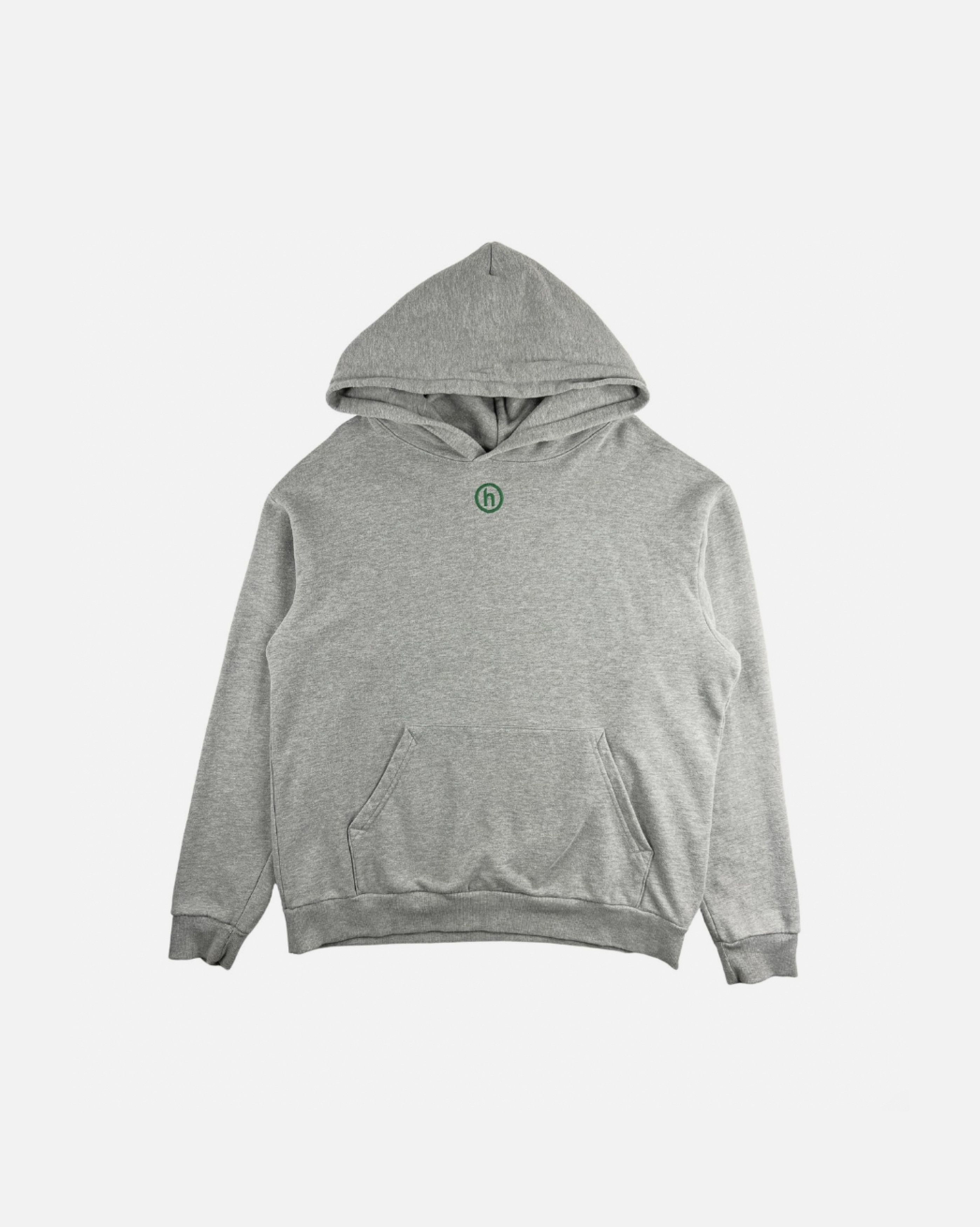image of Hidden Ny Embroidered Logo Grey Hoodie, Men's (Size Medium)