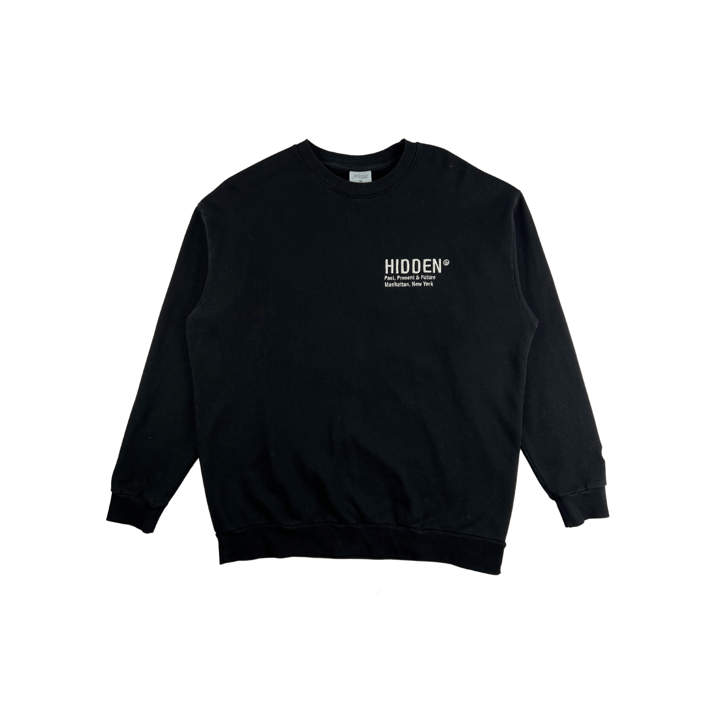 HIDDEN Hidden NY Black Sweatshirt Size US M / EU 48-50 / 2 - 2 Thumbnail