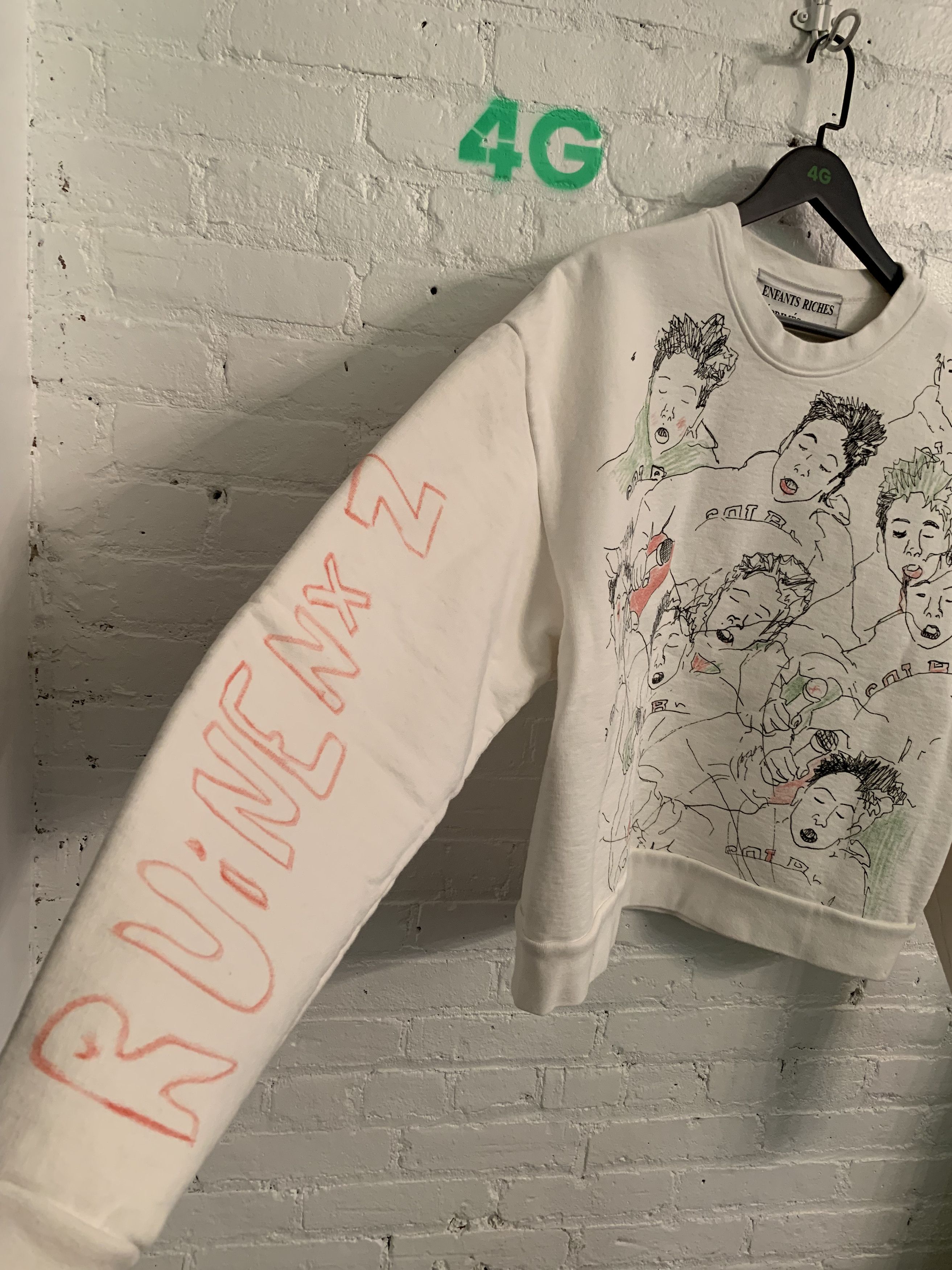 Enfants Riches Deprimes ERD West Berlin oversized Boxy sweater Sz M-XL Size US M / EU 48-50 / 2 - 7 Thumbnail