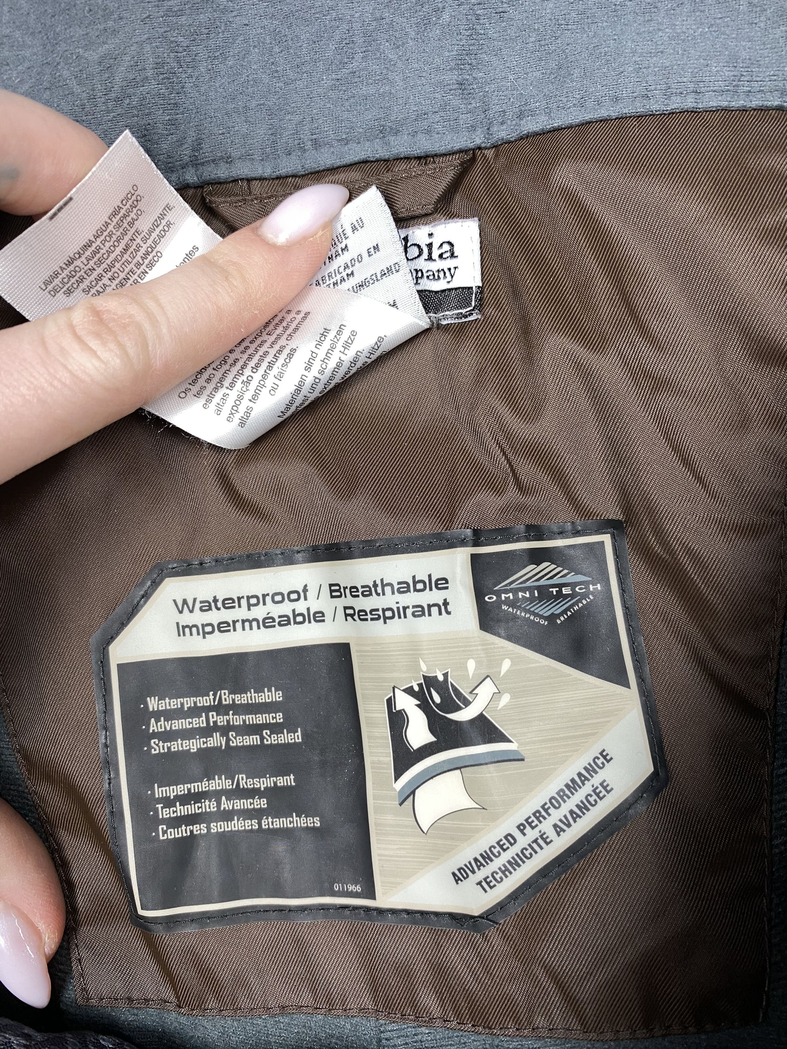Columbia Columbia Omni-Tech Vintage Womens Cargo Ski Pants Size 34" / US 12 / IT 48 - 8 Thumbnail