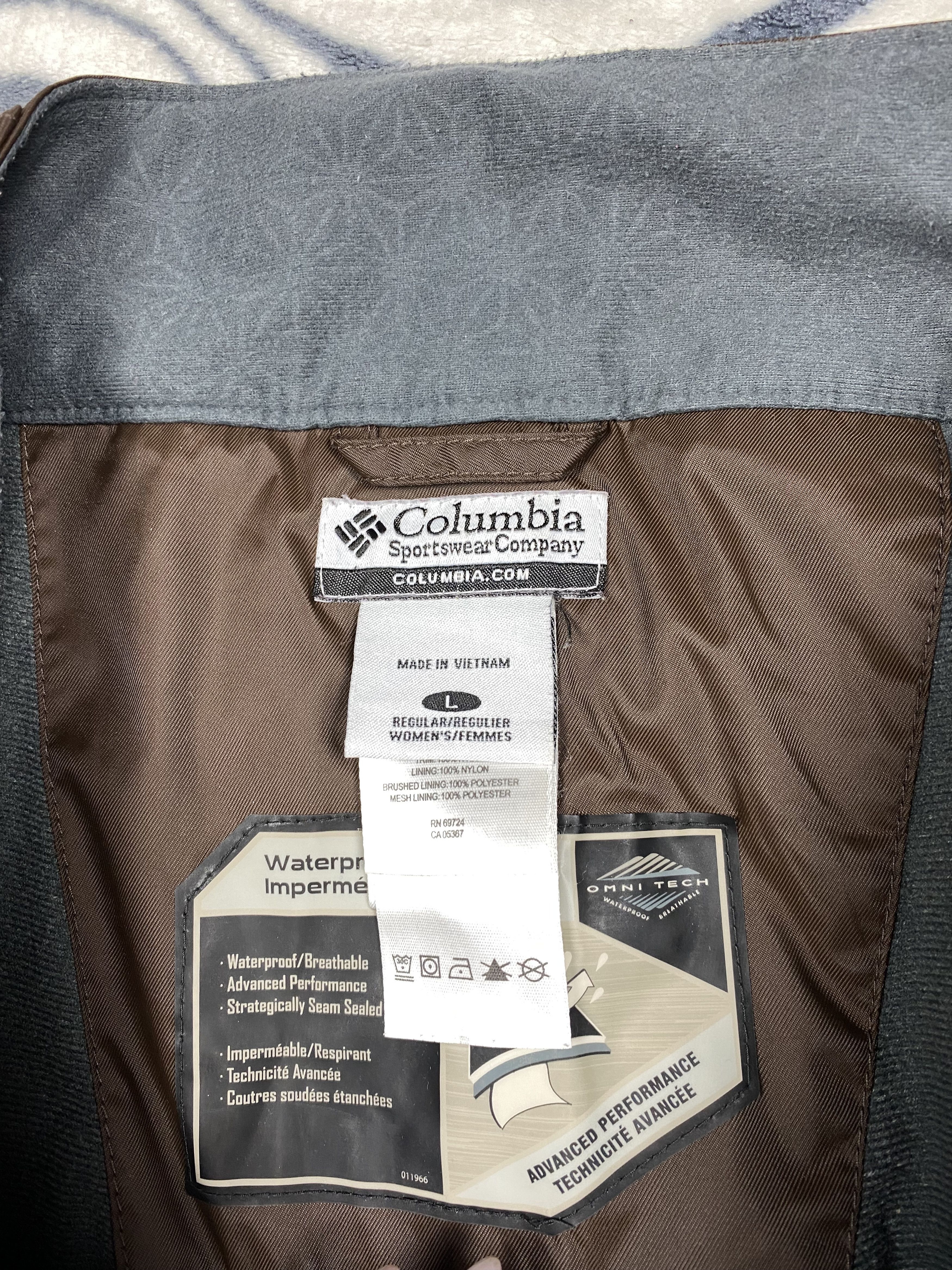 Columbia Columbia Omni-Tech Vintage Womens Cargo Ski Pants Size 34" / US 12 / IT 48 - 6 Thumbnail