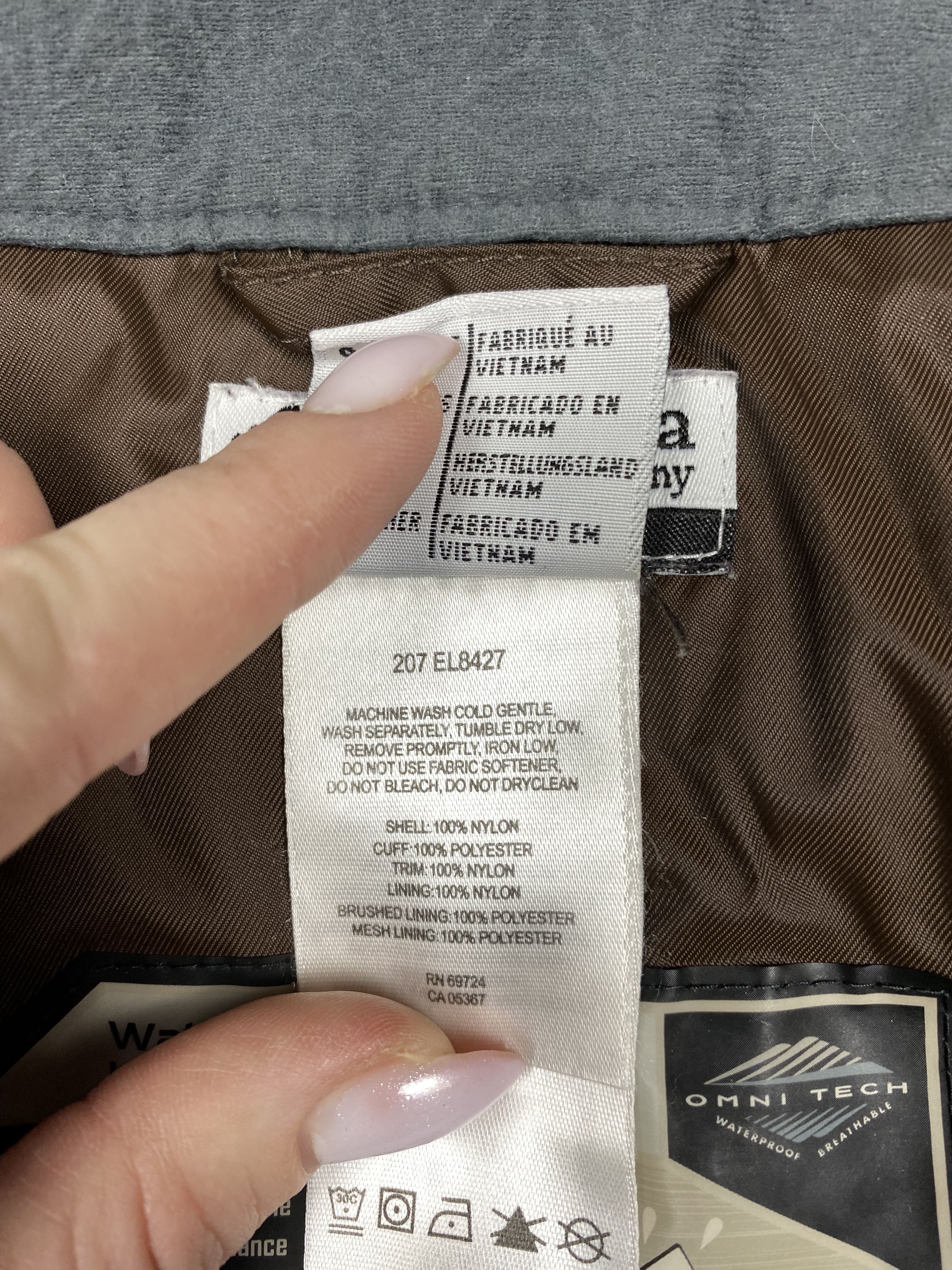 Columbia Columbia Omni-Tech Vintage Womens Cargo Ski Pants Size 34" / US 12 / IT 48 - 7 Thumbnail