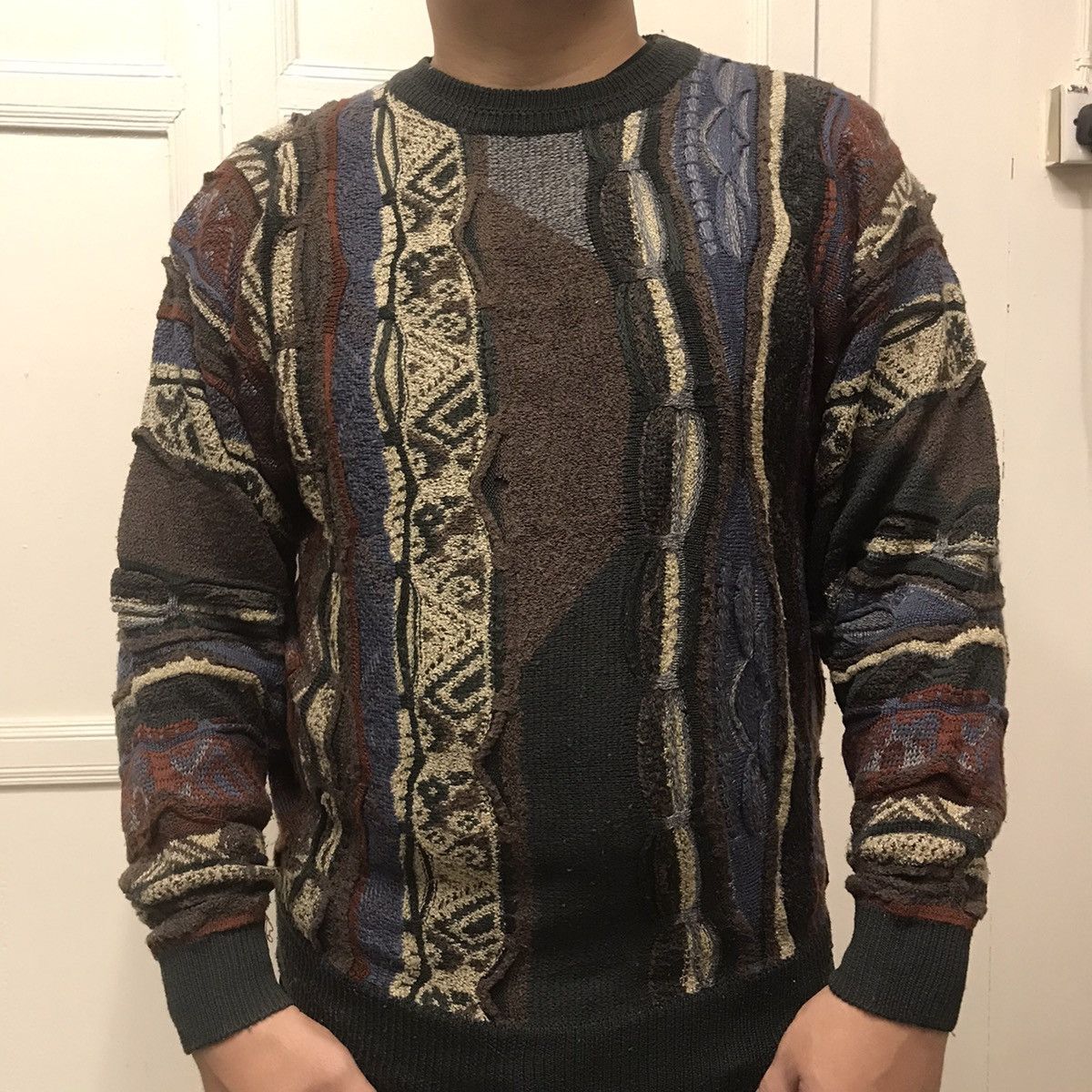 Aran Isles Knitwear Rogello Knit like Coogi Size US L / EU 52-54 / 3 - 12 Thumbnail