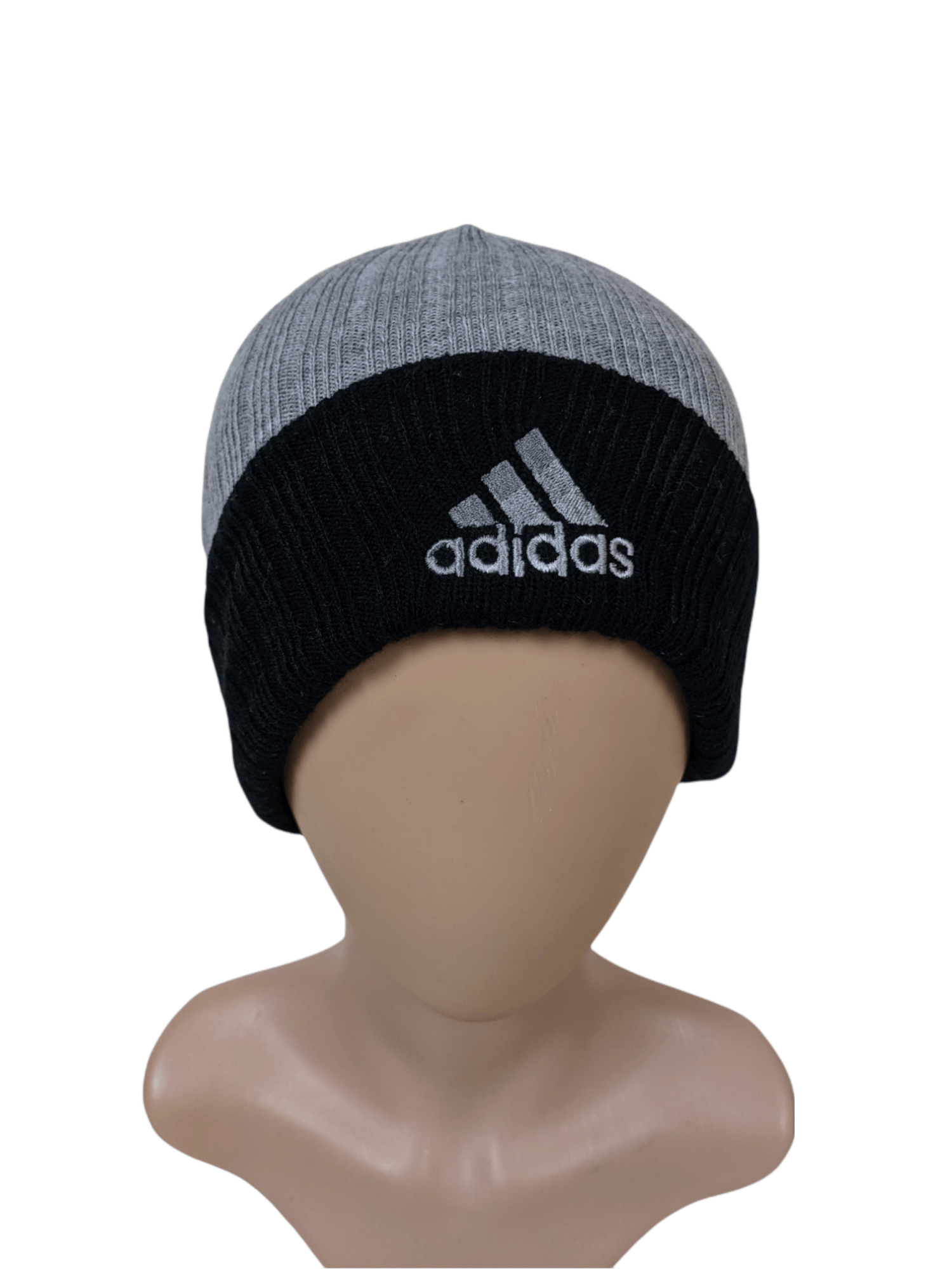 Adidas Vintage Adidas Beanie Hat Cap Snowcap Two Tone Size ONE SIZE - 1 Thumbnail