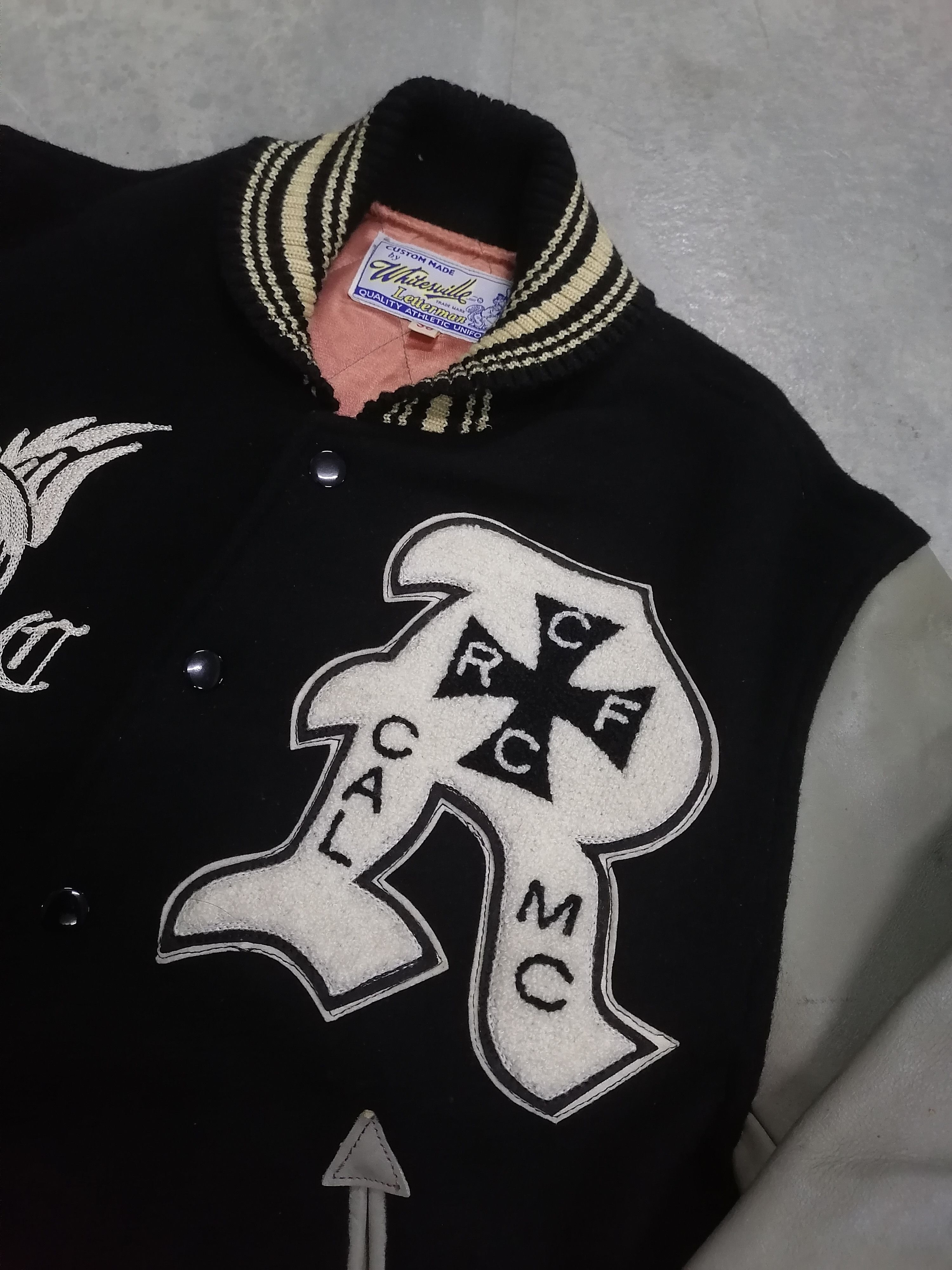 Whitesville Whitesville Varsity Jacket 90s Road Flash Motorcycle Club Size US M / EU 48-50 / 2 - 5 Thumbnail