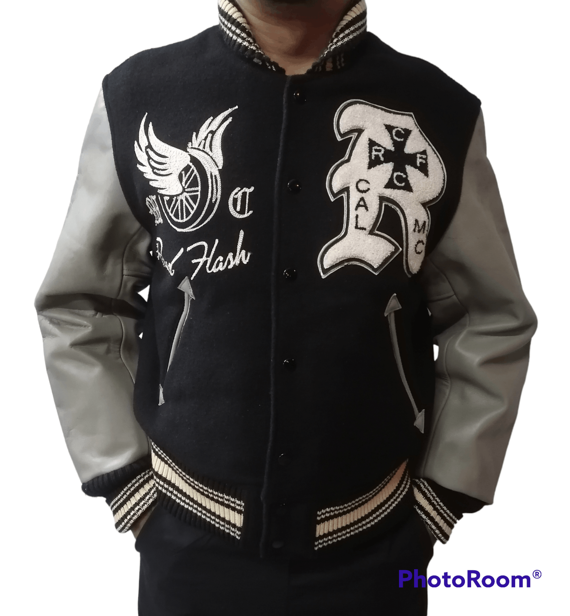 Whitesville Whitesville Varsity Jacket 90s Road Flash Motorcycle Club Size US M / EU 48-50 / 2 - 3 Thumbnail