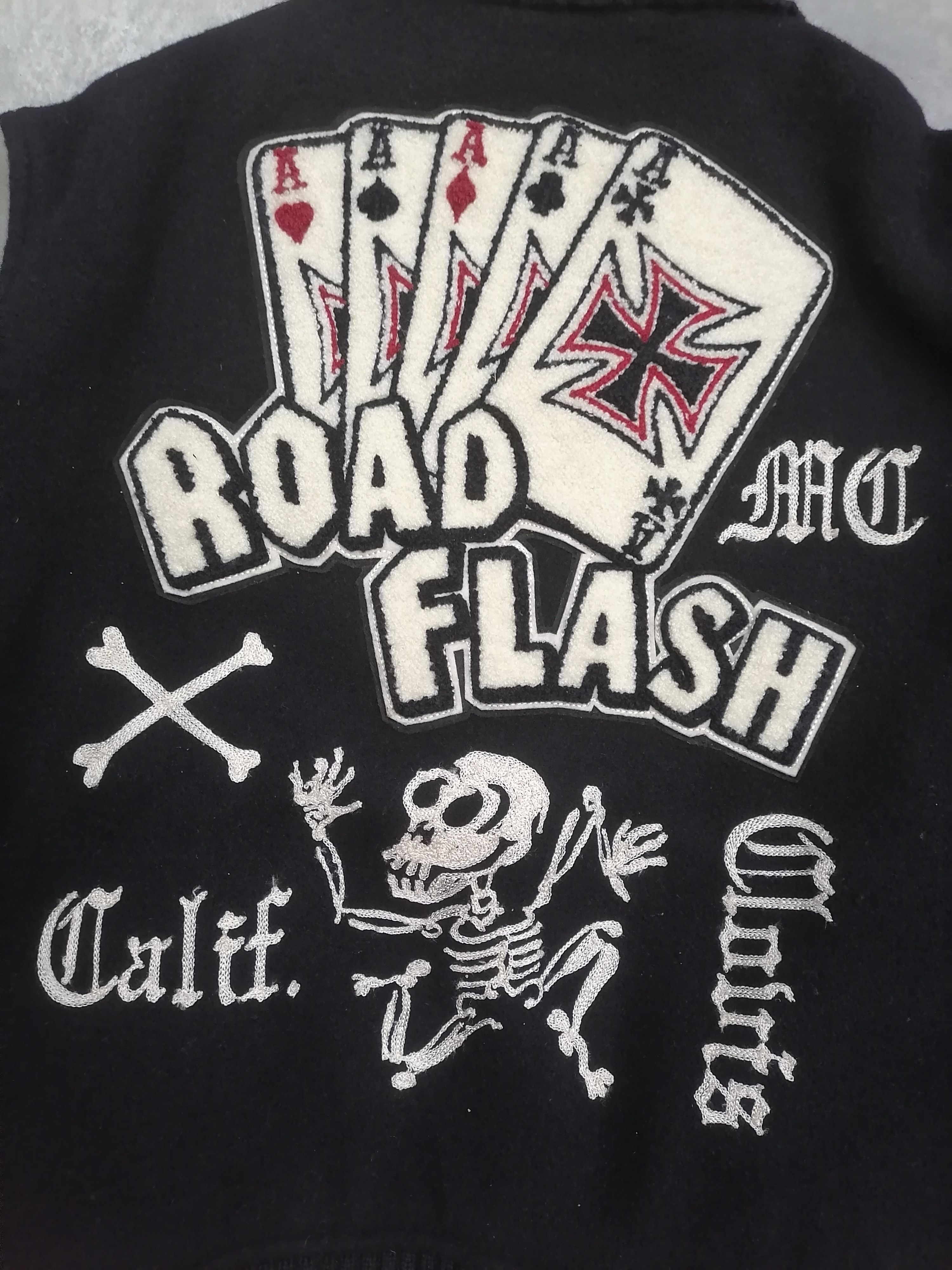 Whitesville Whitesville Varsity Jacket 90s Road Flash Motorcycle Club Size US M / EU 48-50 / 2 - 2 Thumbnail