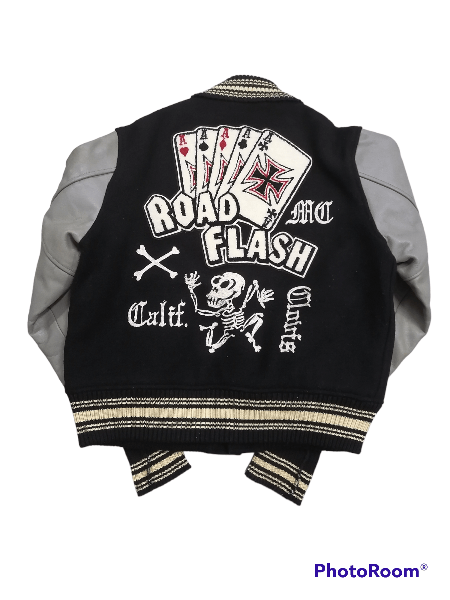 Whitesville Whitesville Varsity Jacket 90s Road Flash Motorcycle Club Size US M / EU 48-50 / 2 - 16 Thumbnail