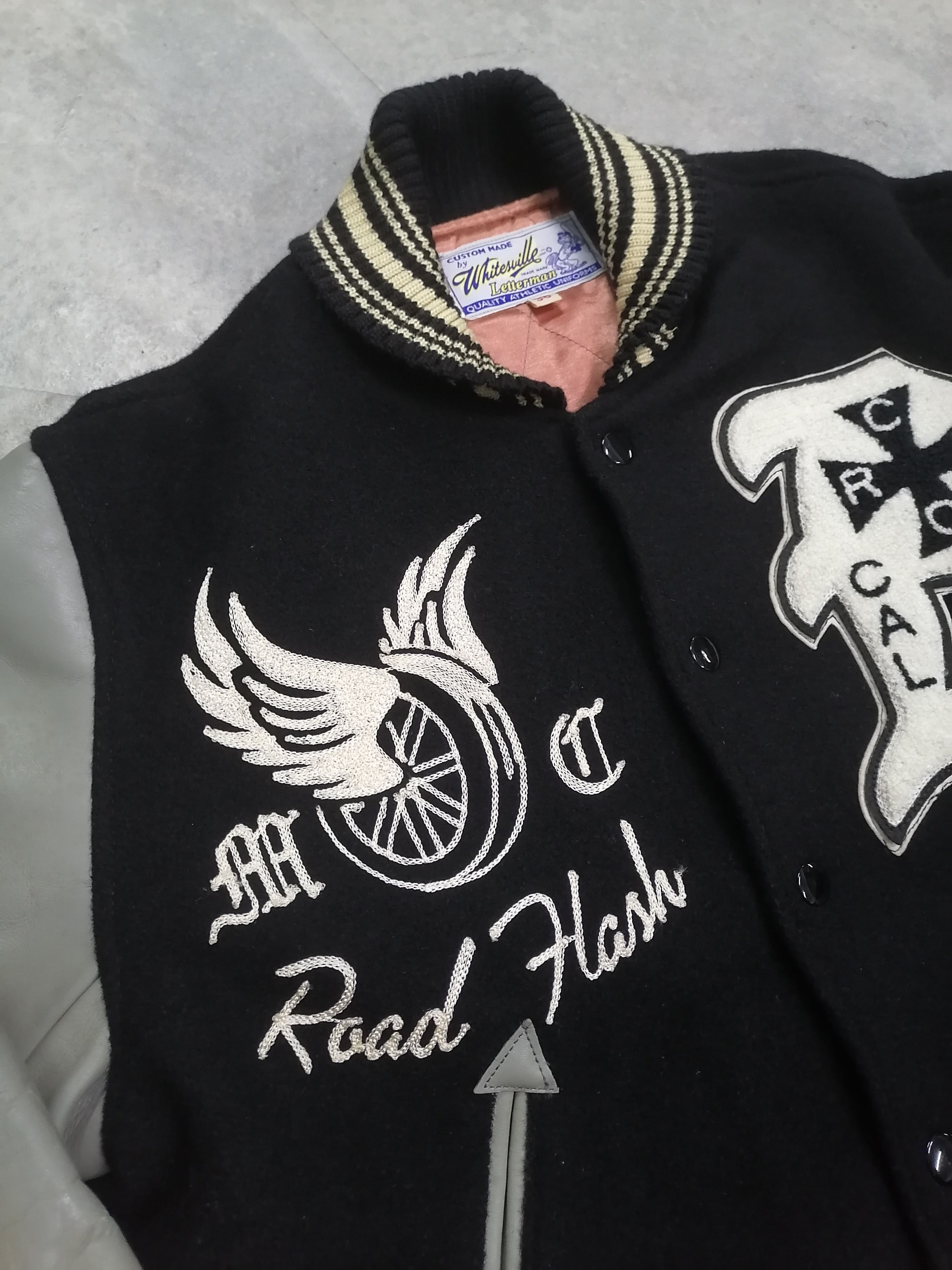 Whitesville Whitesville Varsity Jacket 90s Road Flash Motorcycle Club Size US M / EU 48-50 / 2 - 4 Thumbnail