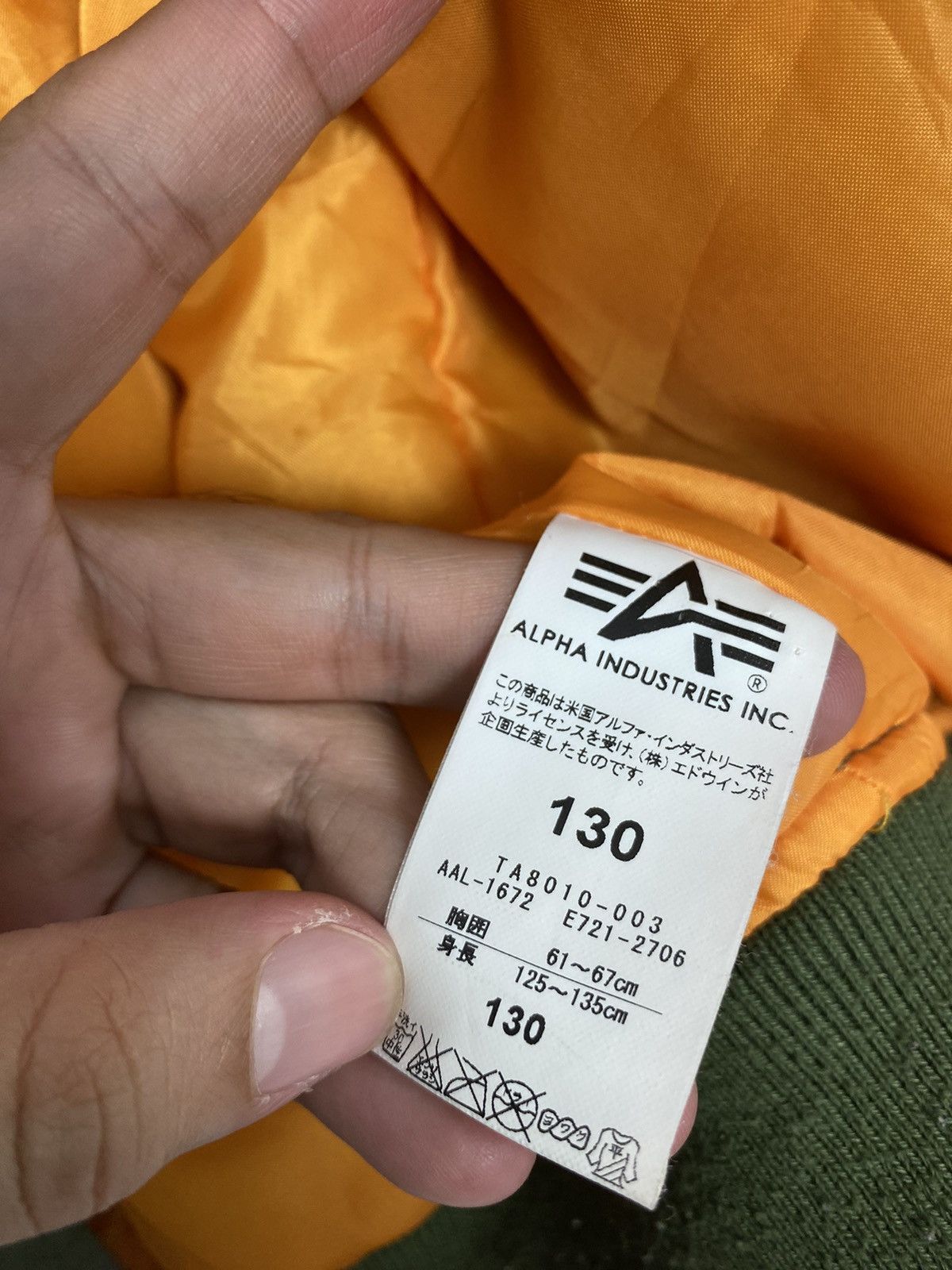 Alpha Industries Rare‼️ Alpha Industries Bomber Jacket Kids Size Size US XXS / EU 40 - 7 Thumbnail