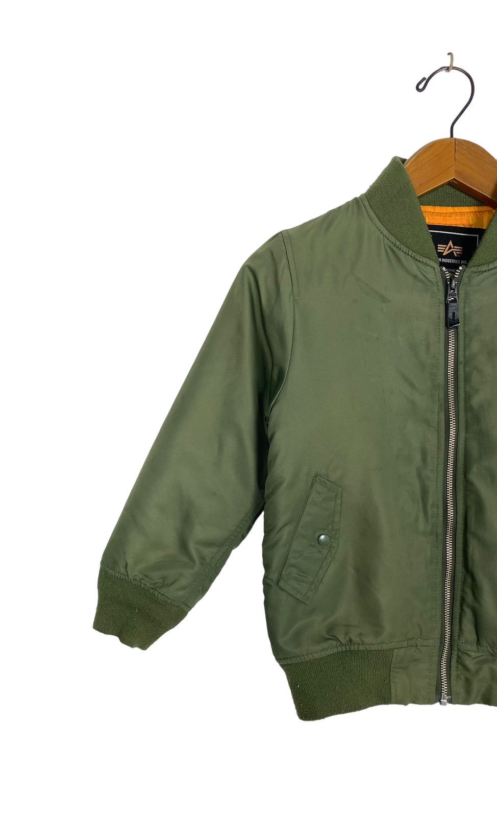 Alpha Industries Rare‼️ Alpha Industries Bomber Jacket Kids Size Size US XXS / EU 40 - 2 Thumbnail