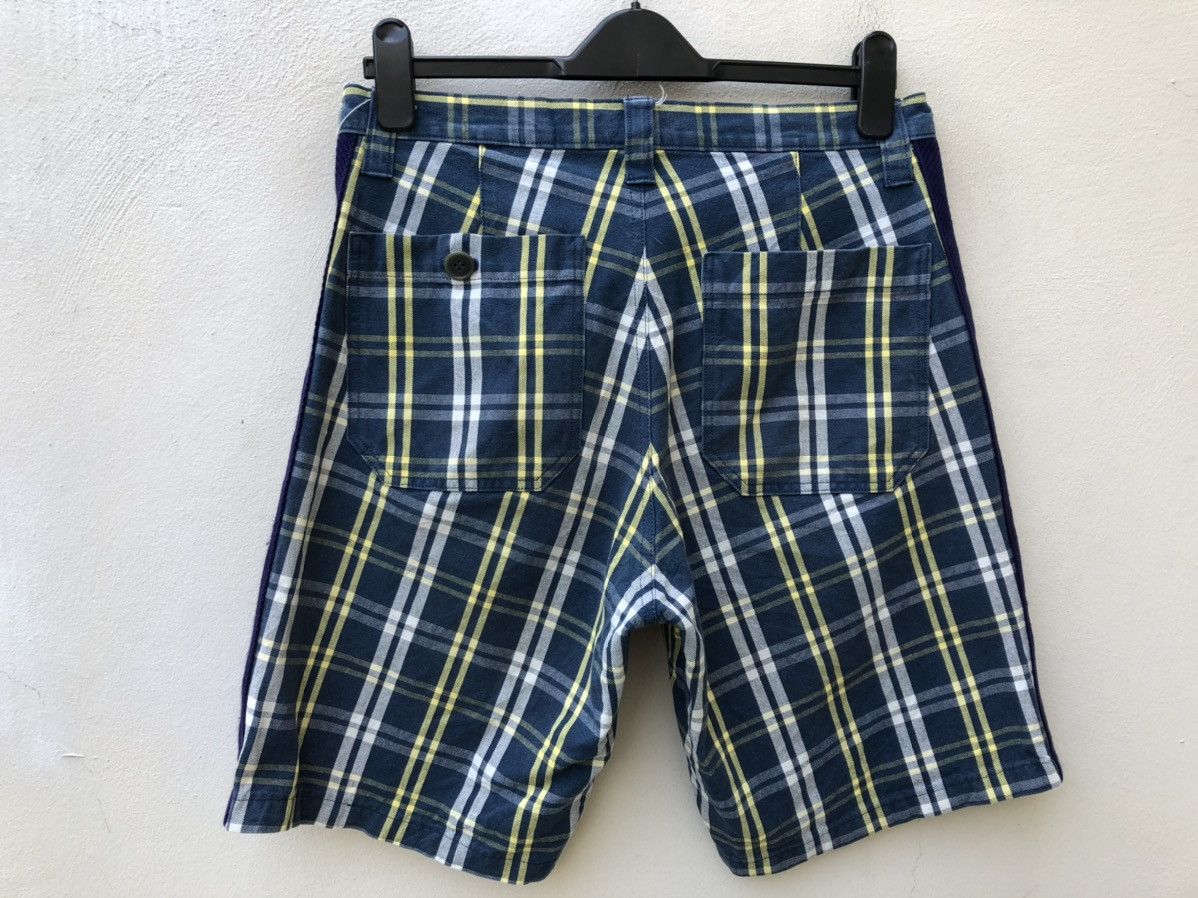 Japanese Brand Vintage Milk Boy Japan Side Tape Checkered Short Pant Size US 31 - 13 Thumbnail