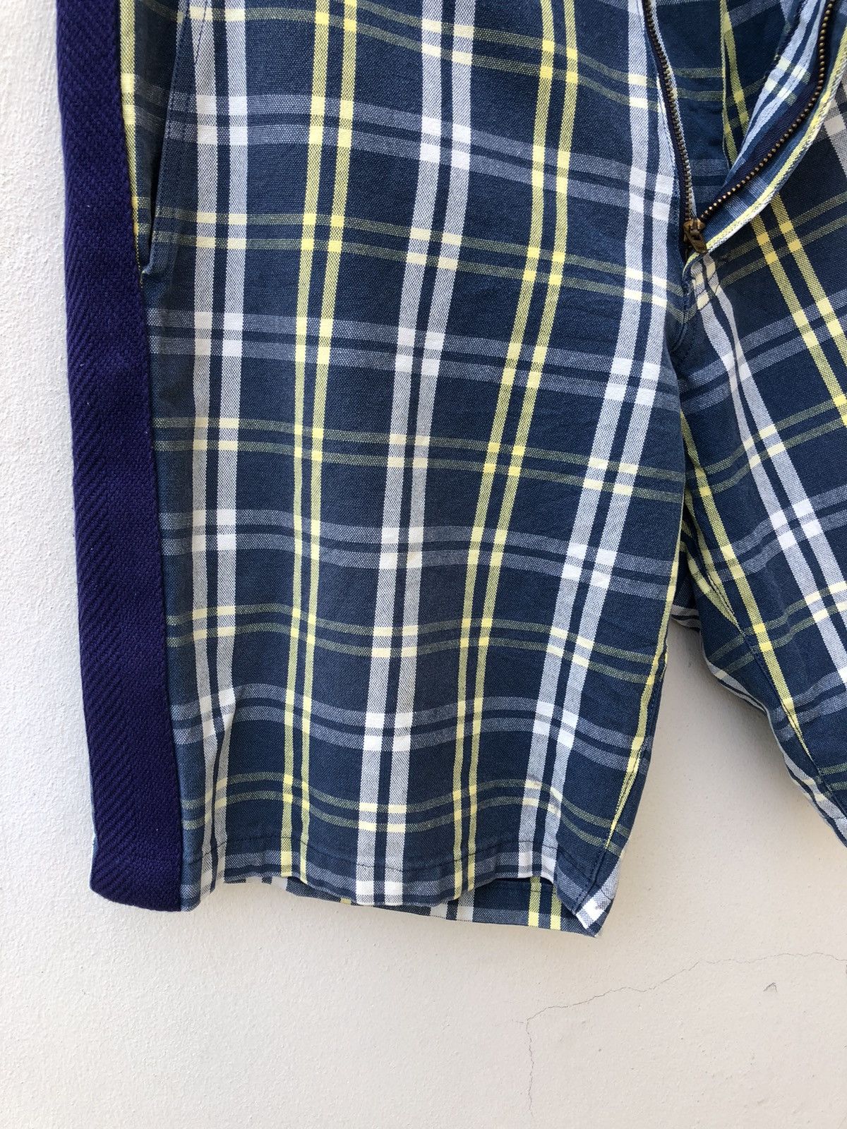 Japanese Brand Vintage Milk Boy Japan Side Tape Checkered Short Pant Size US 31 - 10 Thumbnail