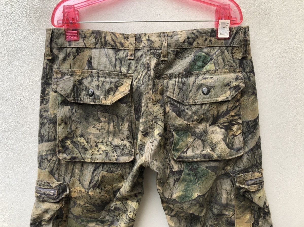 Vintage Surplus Japan Camouflage Multi Cargo Wide Leg Trouser Size US 31 - 15 Thumbnail