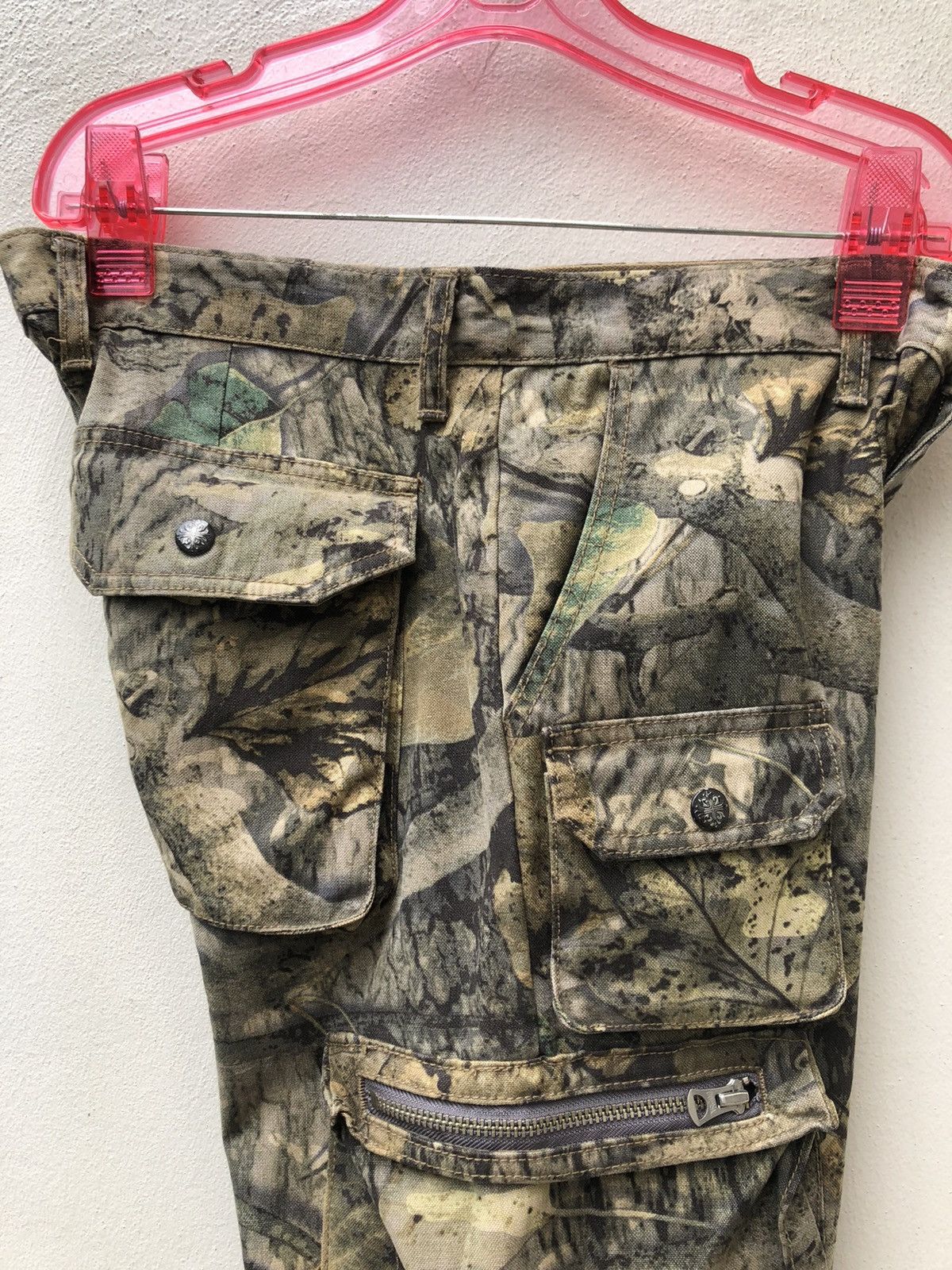 Vintage Surplus Japan Camouflage Multi Cargo Wide Leg Trouser Size US 31 - 21 Thumbnail
