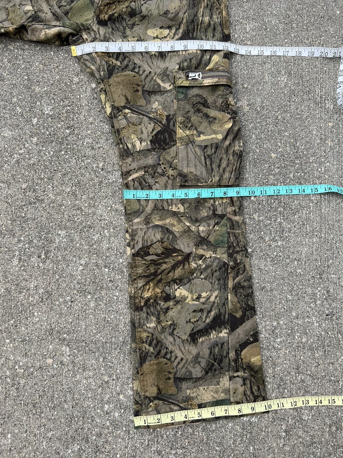 Vintage Surplus Japan Camouflage Multi Cargo Wide Leg Trouser Size US 31 - 3 Thumbnail