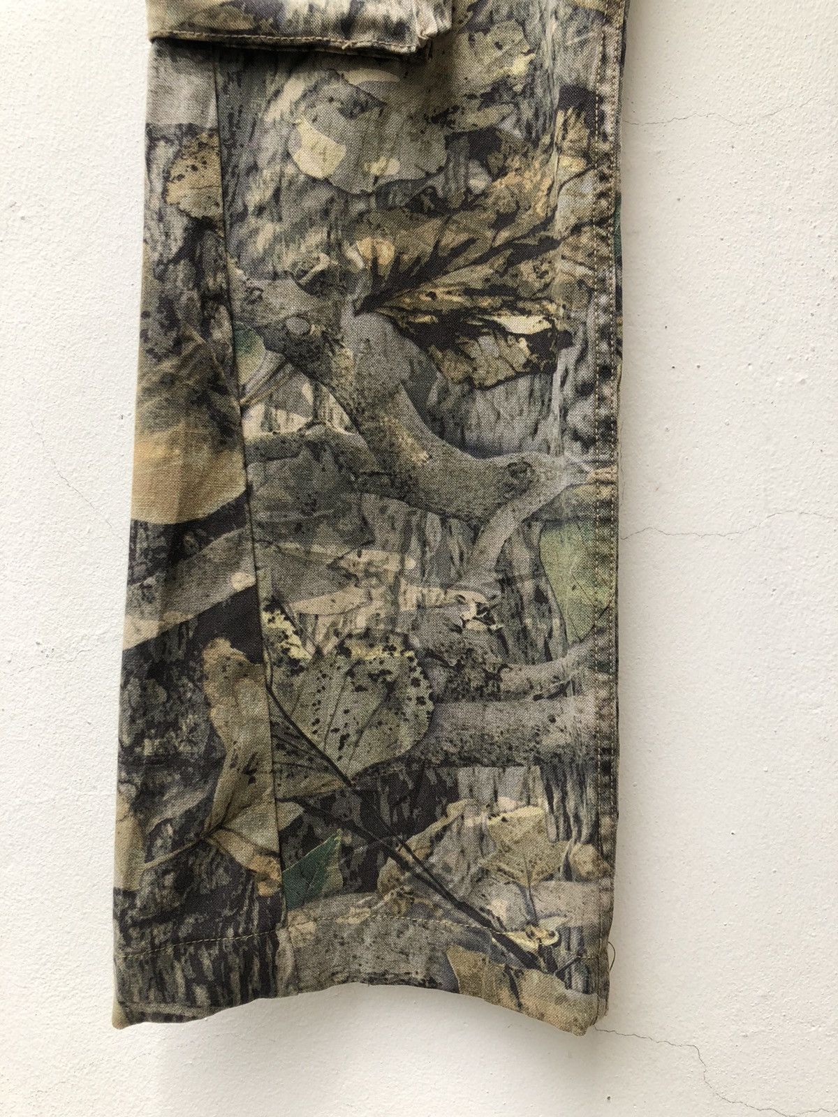 Vintage Surplus Japan Camouflage Multi Cargo Wide Leg Trouser Size US 31 - 10 Thumbnail