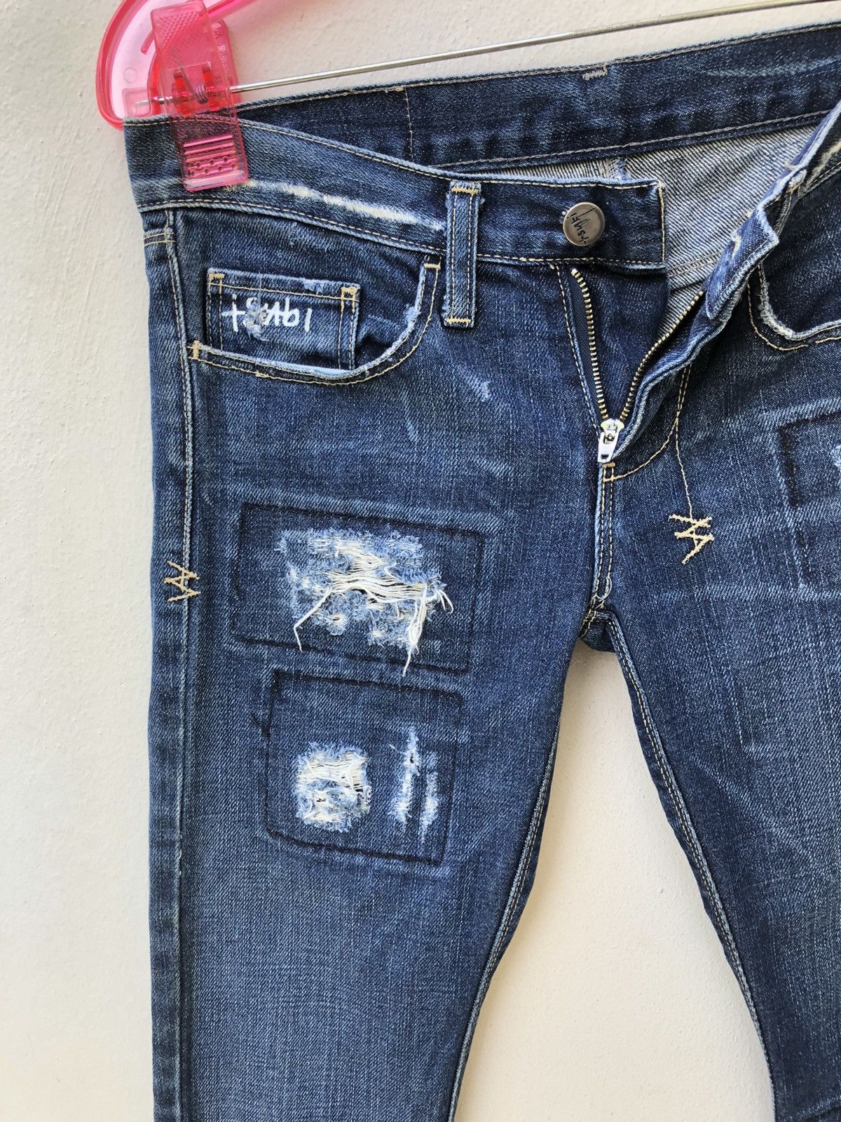 Ksubi Tsubi Australia Super Ruin Canyon Scooter Denim Jeans Size US 27 - 9 Thumbnail