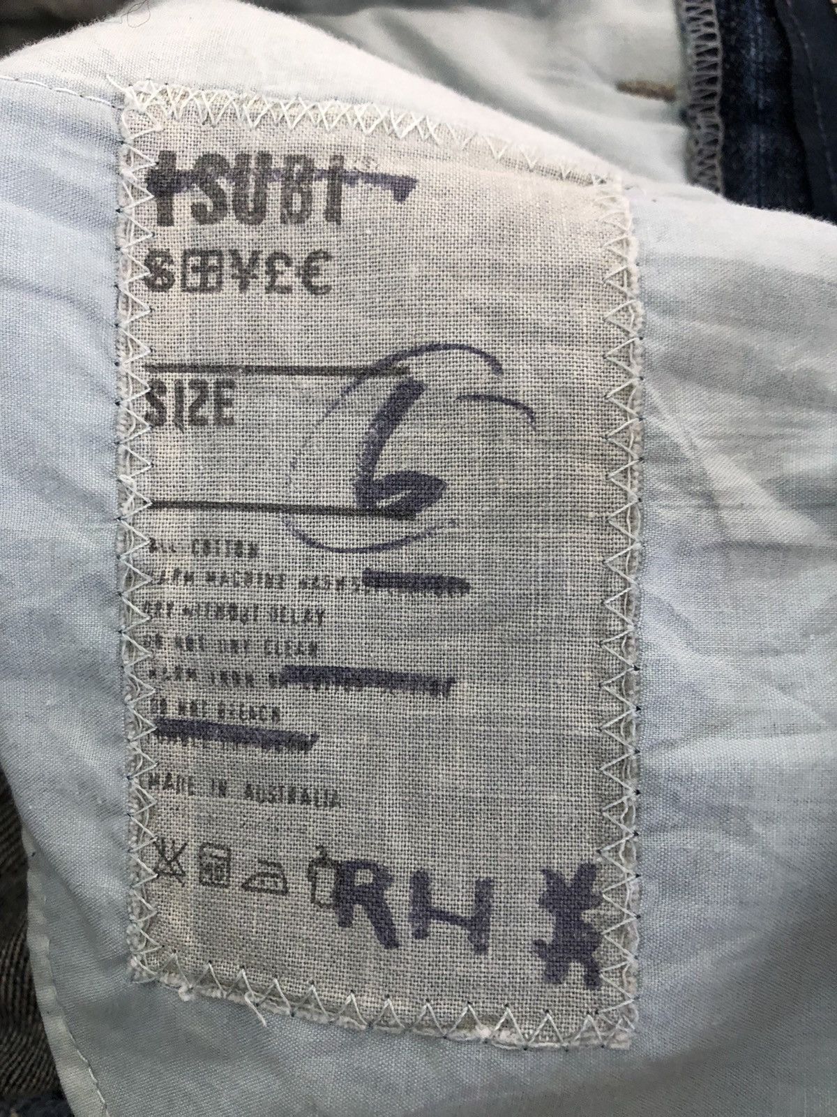 Ksubi Tsubi Australia Super Ruin Canyon Scooter Denim Jeans Size US 27 - 19 Thumbnail