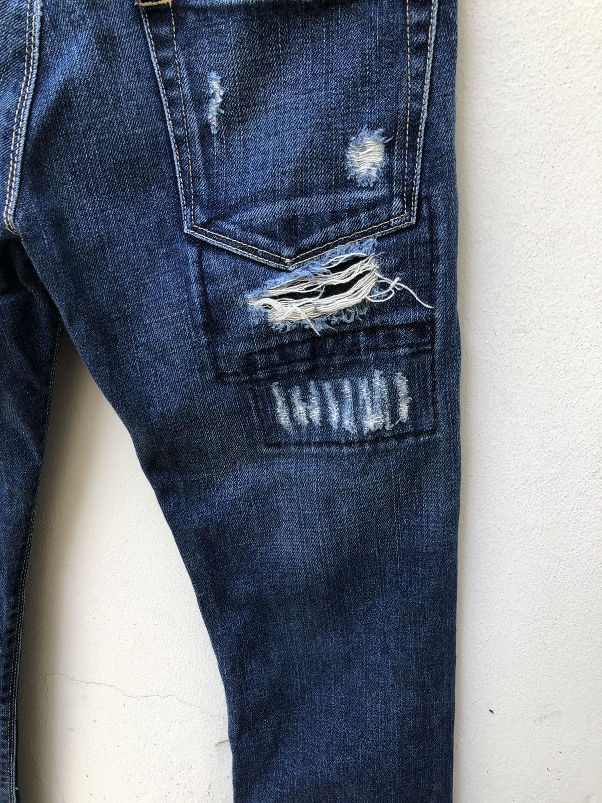 Ksubi Tsubi Australia Super Ruin Canyon Scooter Denim Jeans Size US 27 - 17 Thumbnail