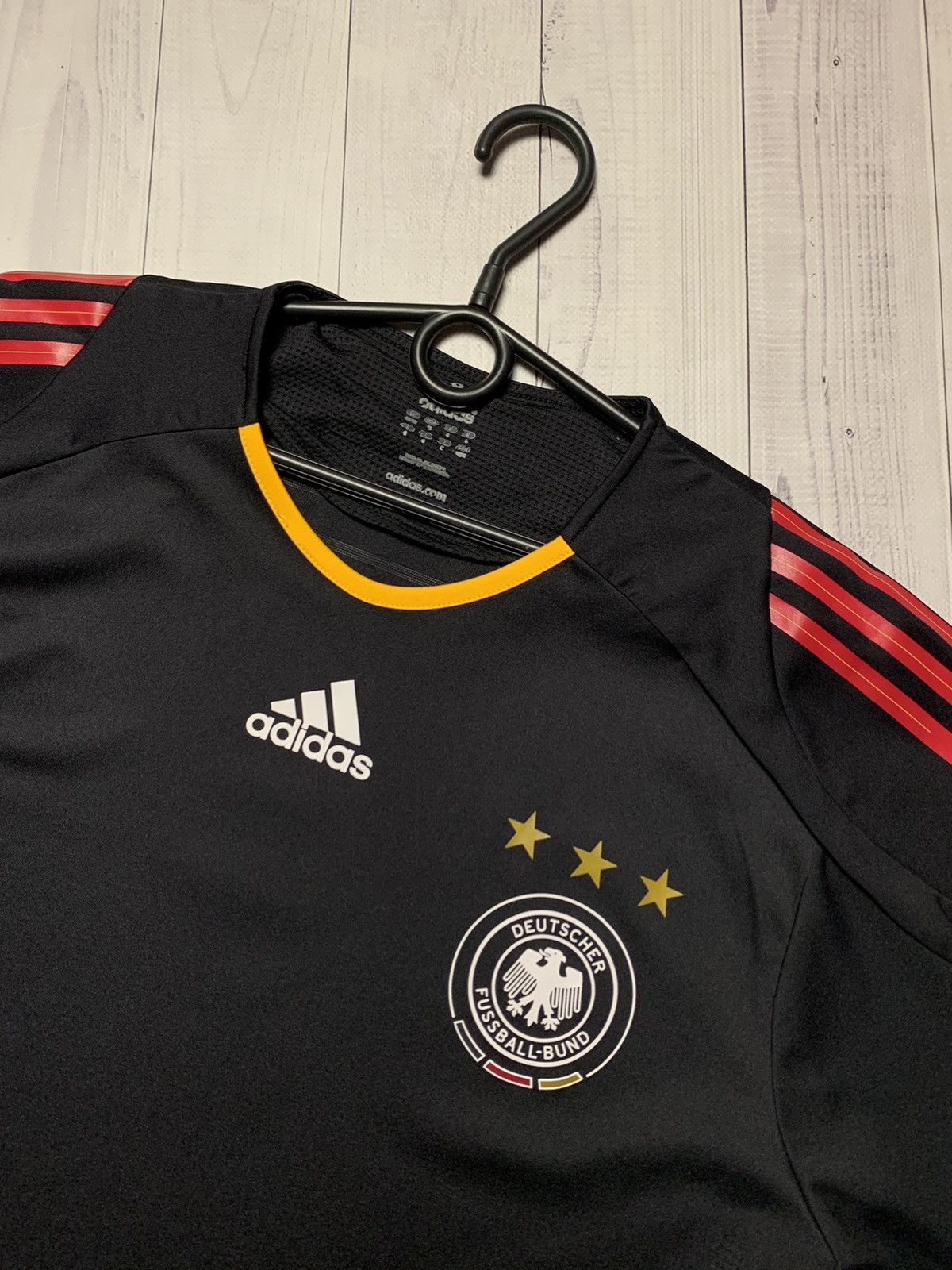 Adidas × Vintage Vintage adidas soccer jersey Deutschland size M black rare Size US M / EU 48-50 / 2 - 3 Thumbnail