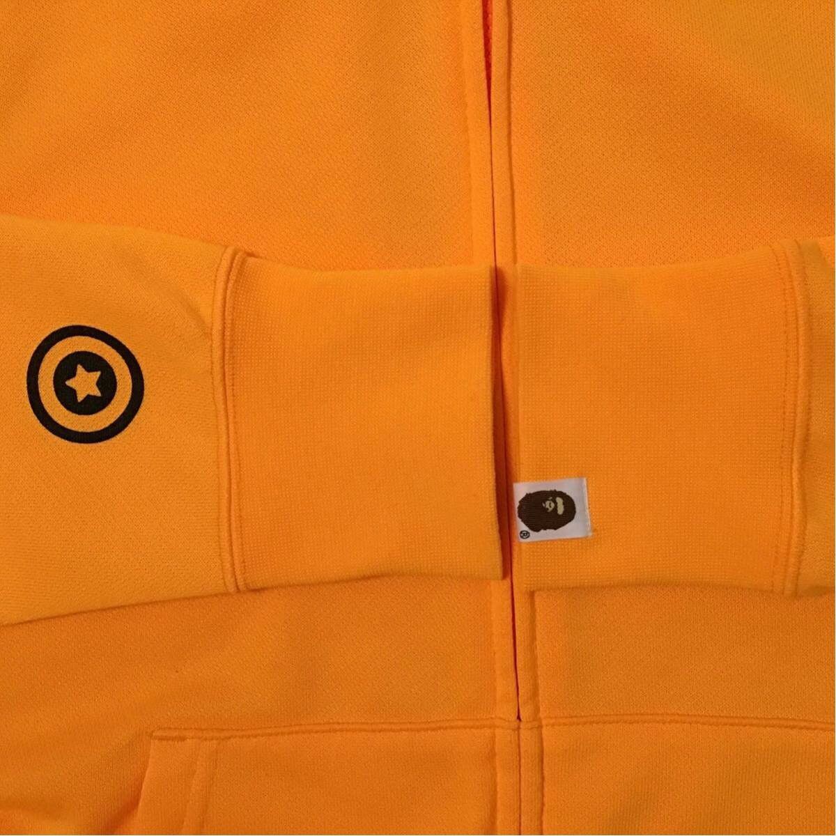Bape BAPE NEON color shark full zip hoodie orange a bathing ape Size US S / EU 44-46 / 1 - 6 Thumbnail