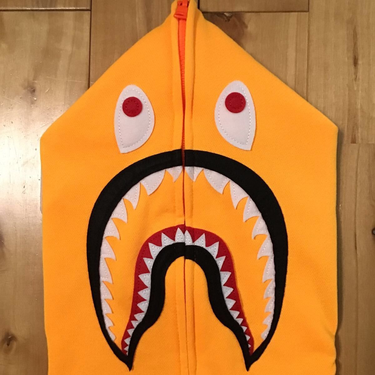 Bape BAPE NEON color shark full zip hoodie orange a bathing ape Size US S / EU 44-46 / 1 - 3 Thumbnail