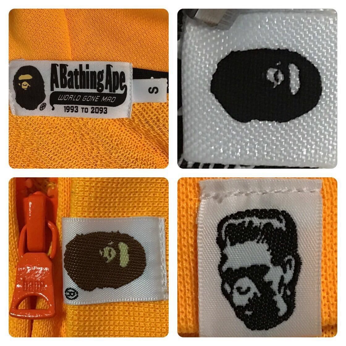 Bape BAPE NEON color shark full zip hoodie orange a bathing ape Size US S / EU 44-46 / 1 - 7 Thumbnail