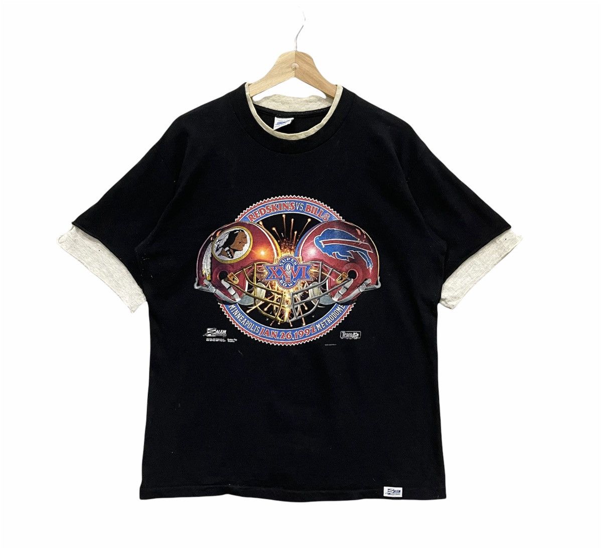 NFL Vintage 90s NFL Super Bowl T-Shirt Size US L / EU 52-54 / 3 - 1 Thumbnail