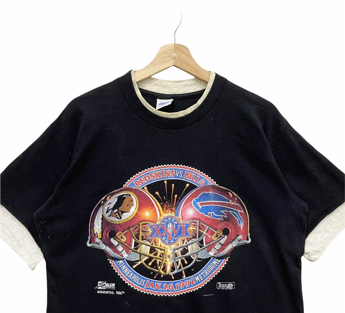 NFL Vintage 90s NFL Super Bowl T-Shirt Size US L / EU 52-54 / 3 - 3 Thumbnail