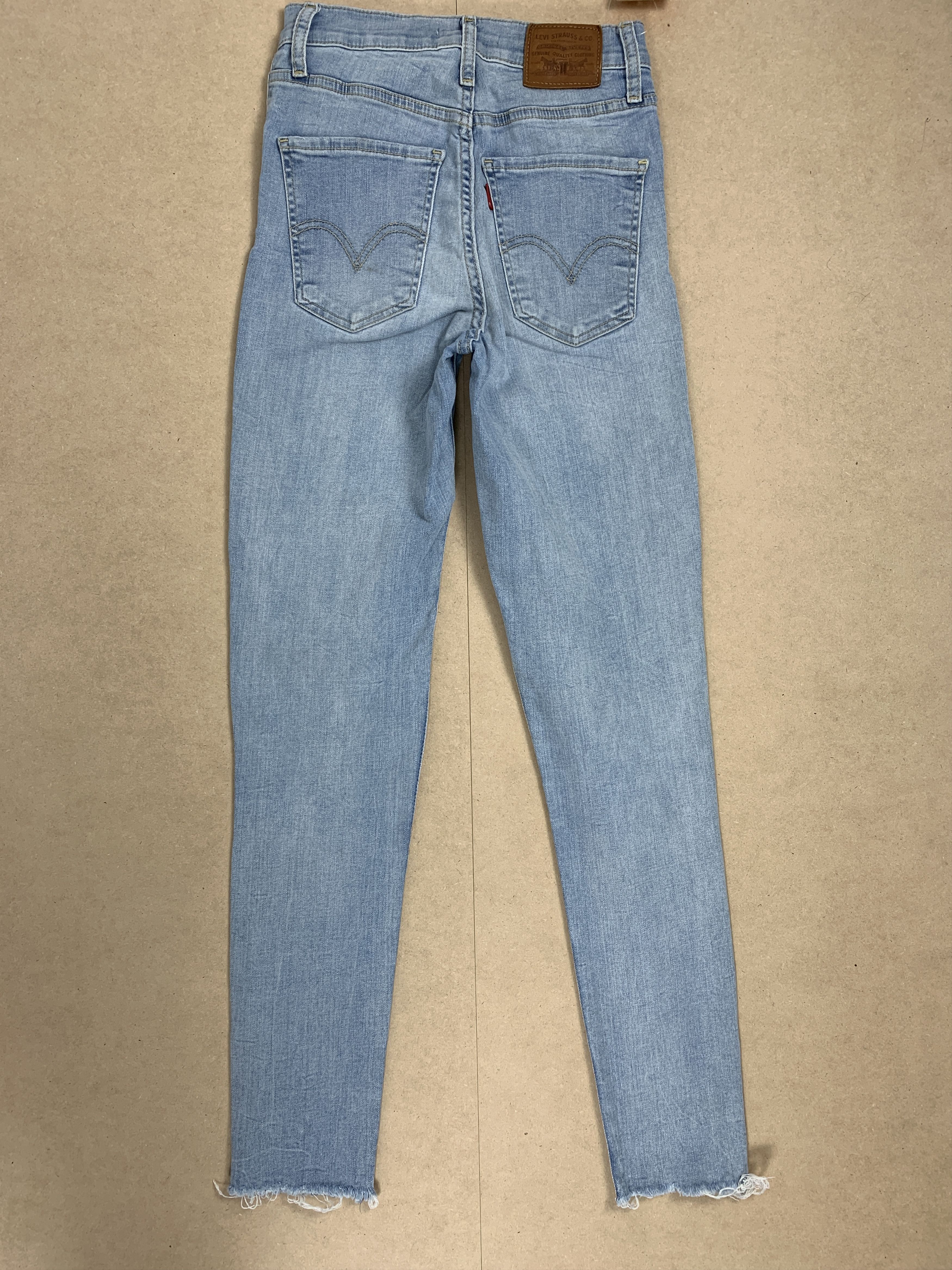 Levi's × Vintage Vintage Levi's Mile High Super Skinny Distressed Jeans Size 23" - 7 Thumbnail