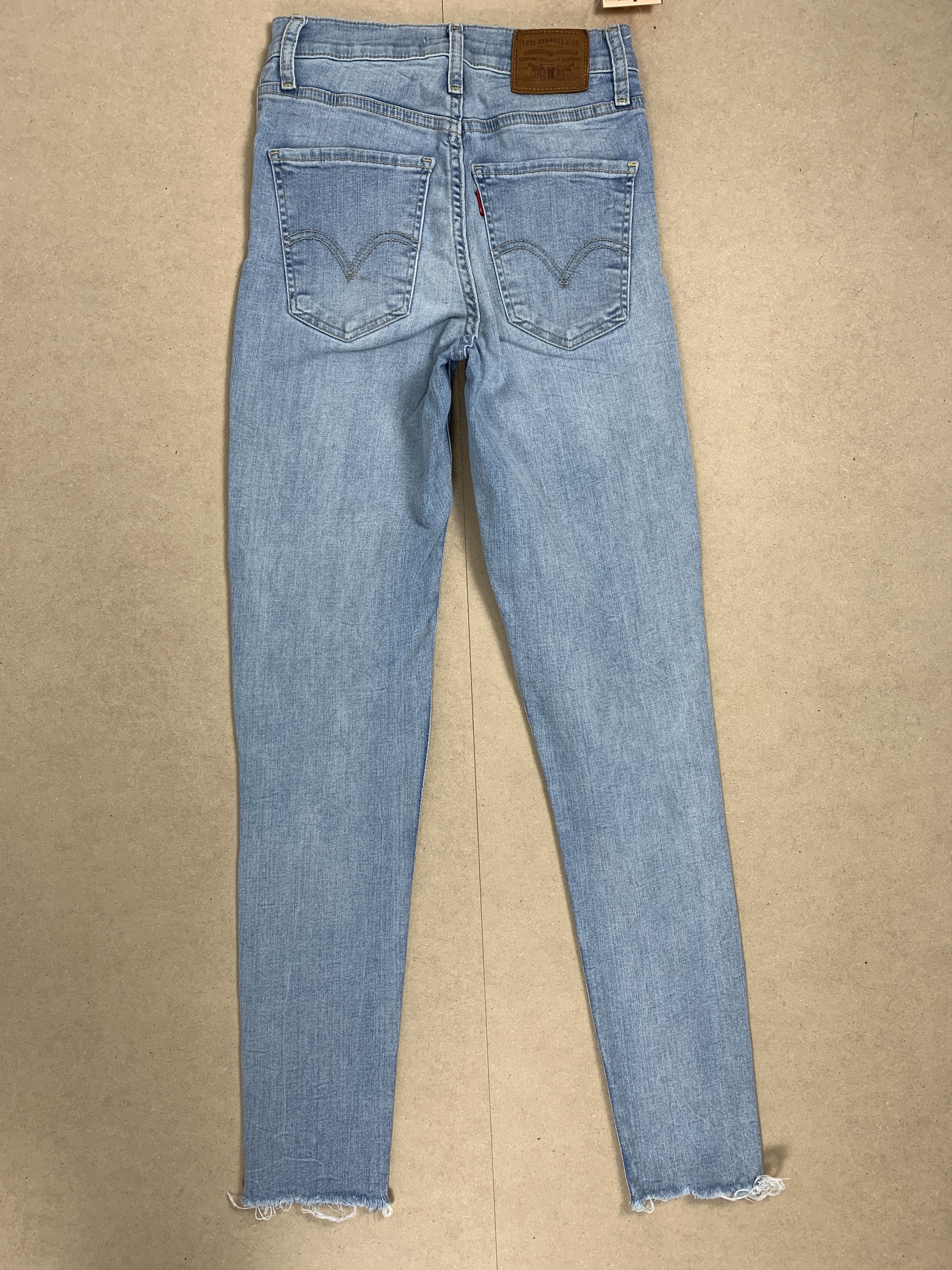 Levi's × Vintage Vintage Levi's Mile High Super Skinny Distressed Jeans Size 23" - 8 Thumbnail