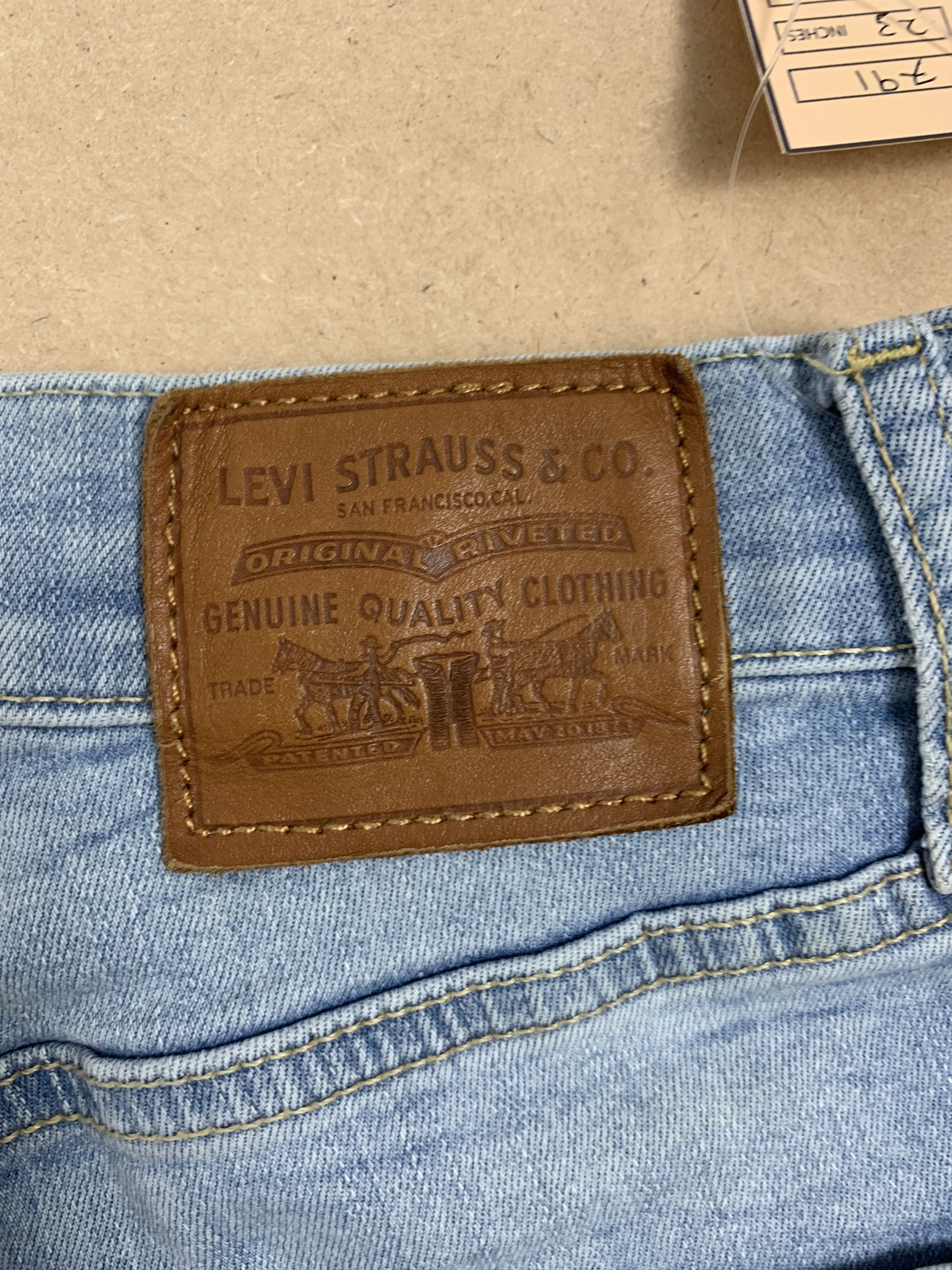 Levi's × Vintage Vintage Levi's Mile High Super Skinny Distressed Jeans Size 23" - 10 Thumbnail