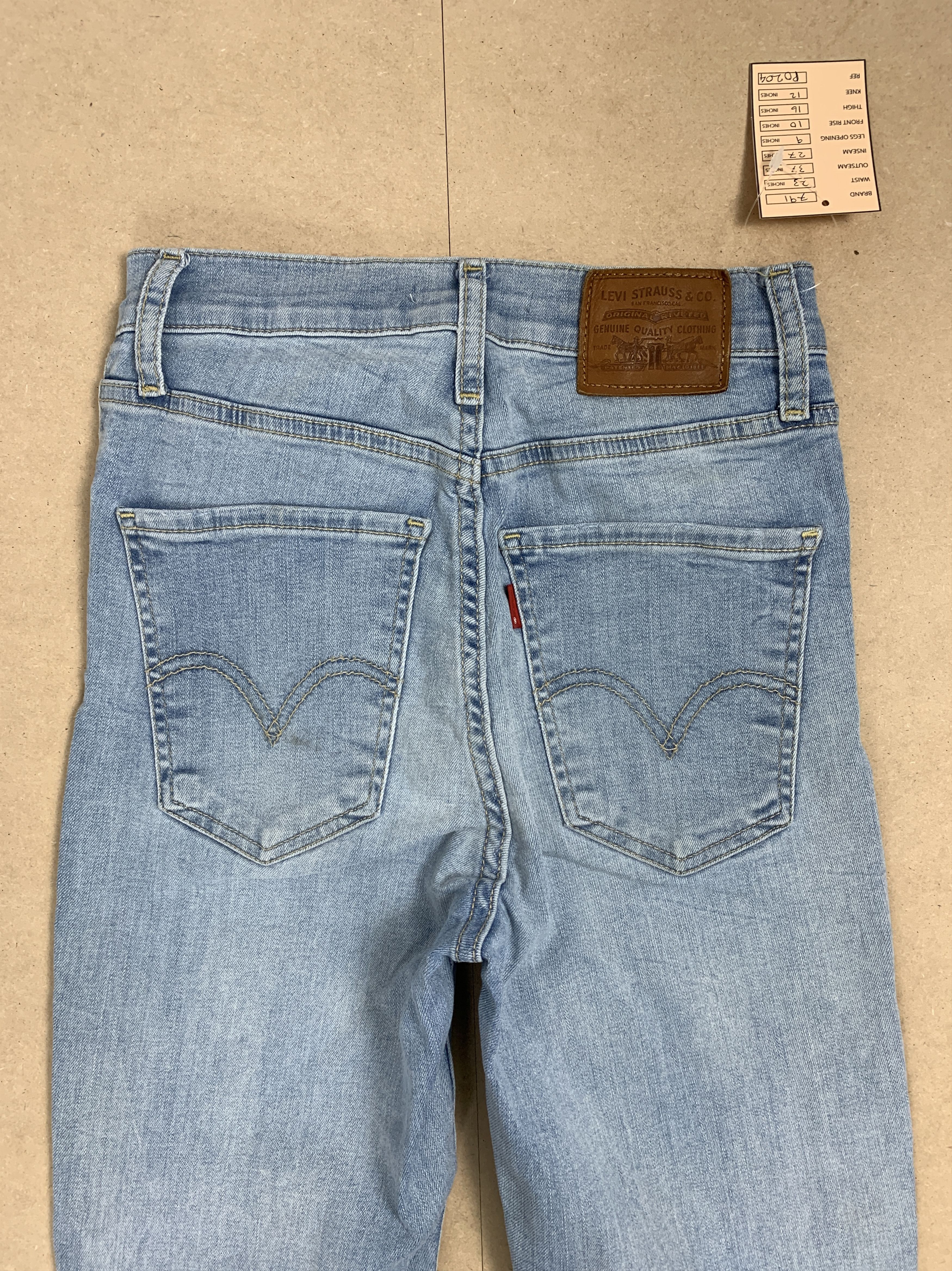 Levi's × Vintage Vintage Levi's Mile High Super Skinny Distressed Jeans Size 23" - 9 Thumbnail