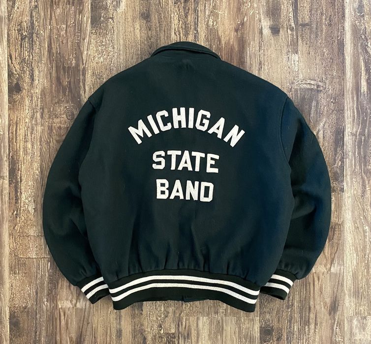Vintage Vintage Michigan State Marching Band Varsity Jacket Grailed