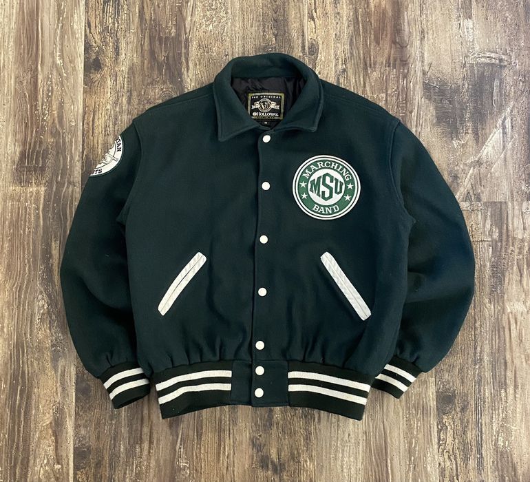 Vintage Vintage Michigan State Marching Band Varsity Jacket Grailed