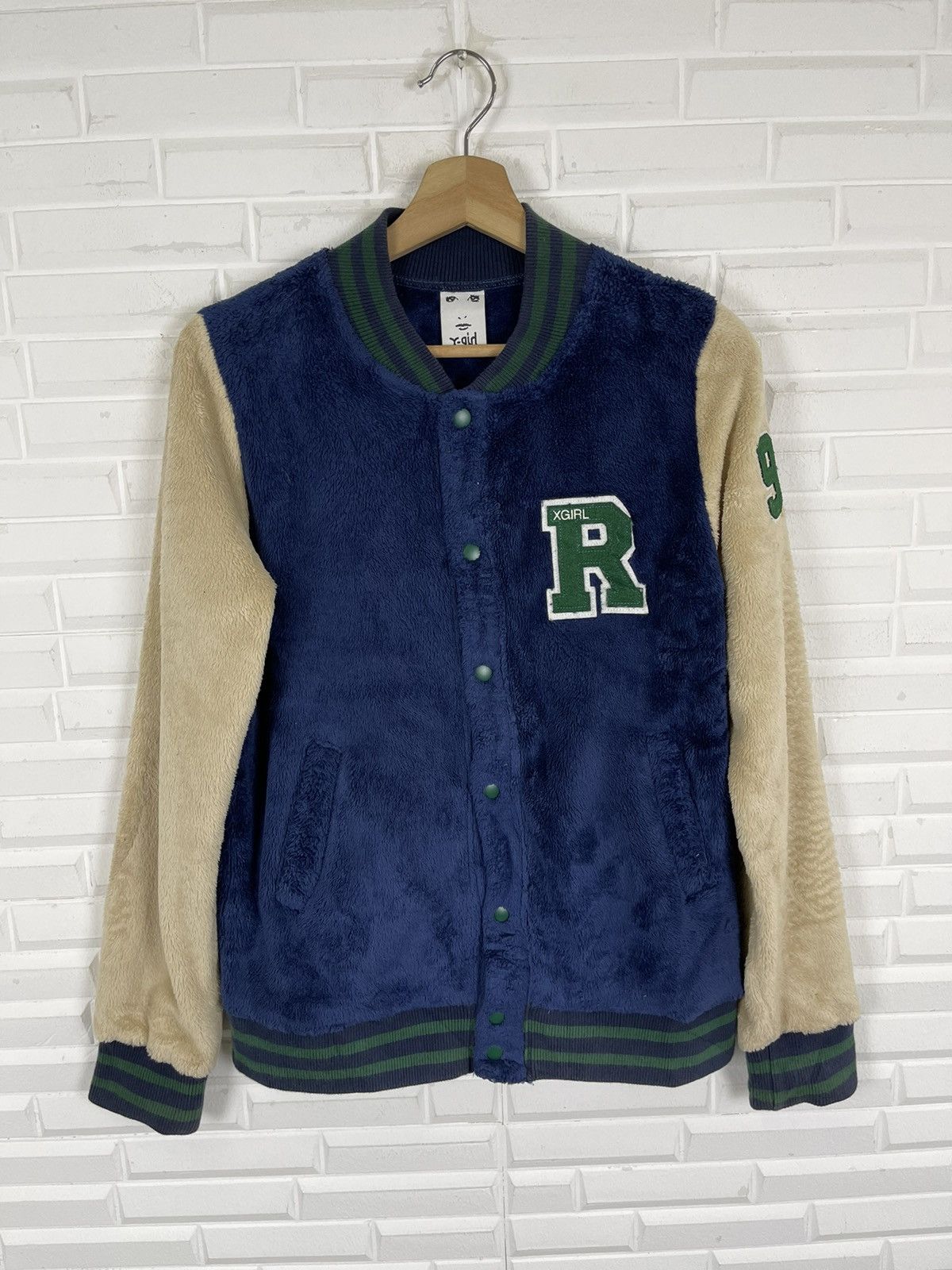 Japanese Brand ✅QUICK SALE🔥Vtg Kim Gordon Sonic Youth X-GIRL Fleece Varsity Size US S / EU 44-46 / 1 - 2 Thumbnail