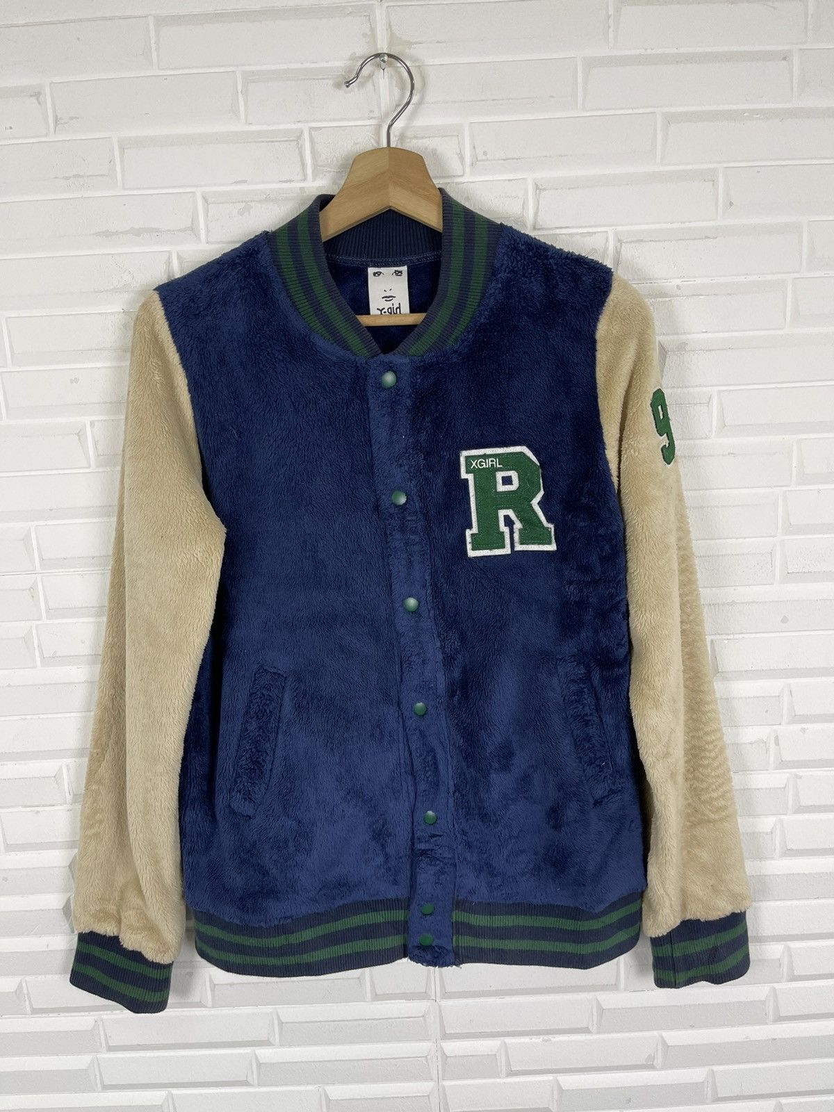 Japanese Brand ✅QUICK SALE🔥Vtg Kim Gordon Sonic Youth X-GIRL Fleece Varsity Size US S / EU 44-46 / 1 - 1 Thumbnail