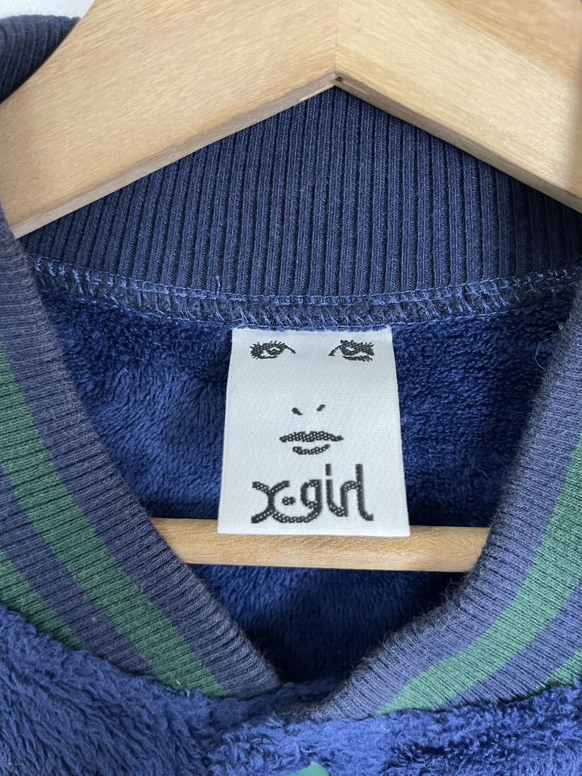 Japanese Brand ✅QUICK SALE🔥Vtg Kim Gordon Sonic Youth X-GIRL Fleece Varsity Size US S / EU 44-46 / 1 - 5 Thumbnail